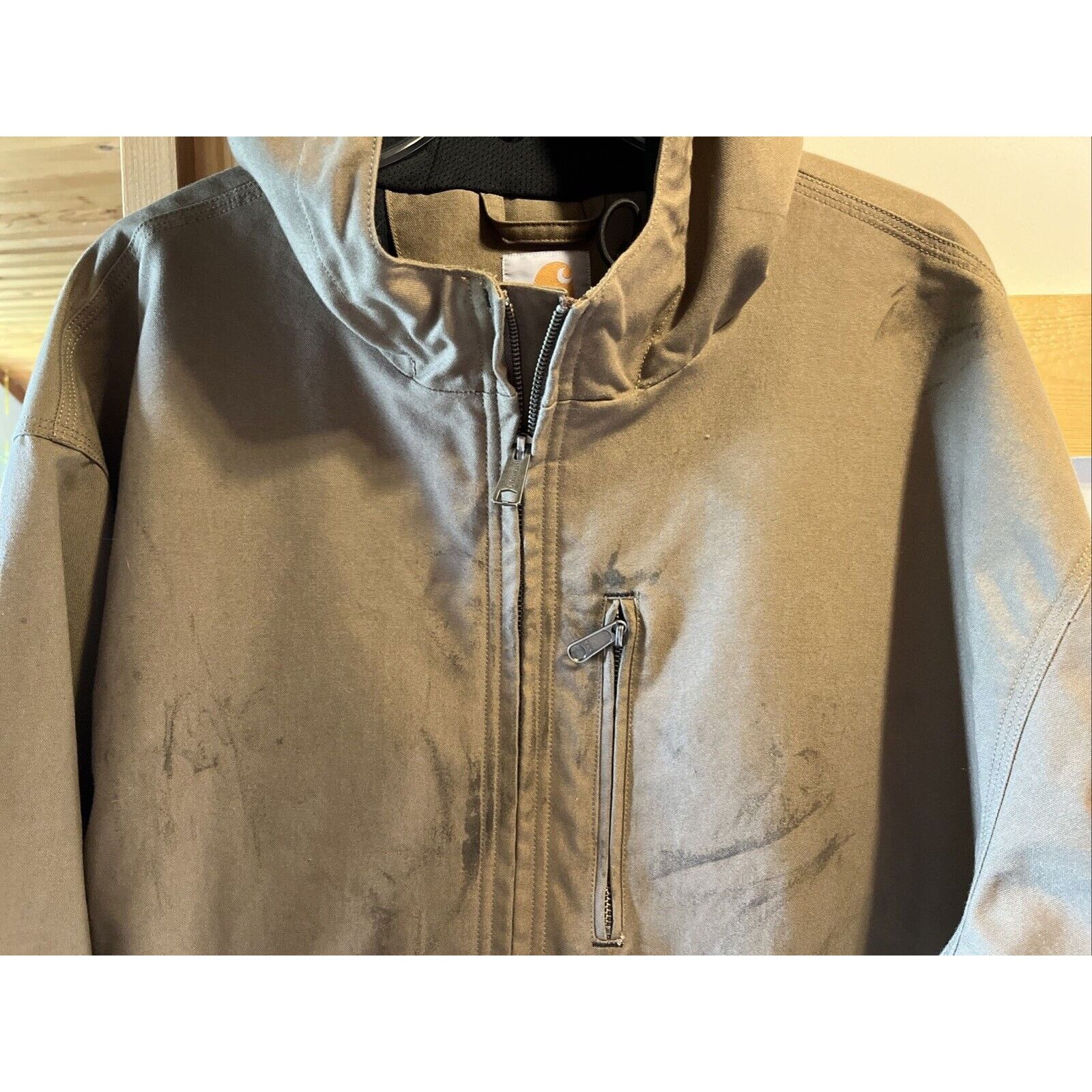 Carhartt Carhartt Men’s XXL Tan Brown Jacket Quick Duck Canvas Work Size US XXL / EU 58 / 5 - 4 Thumbnail