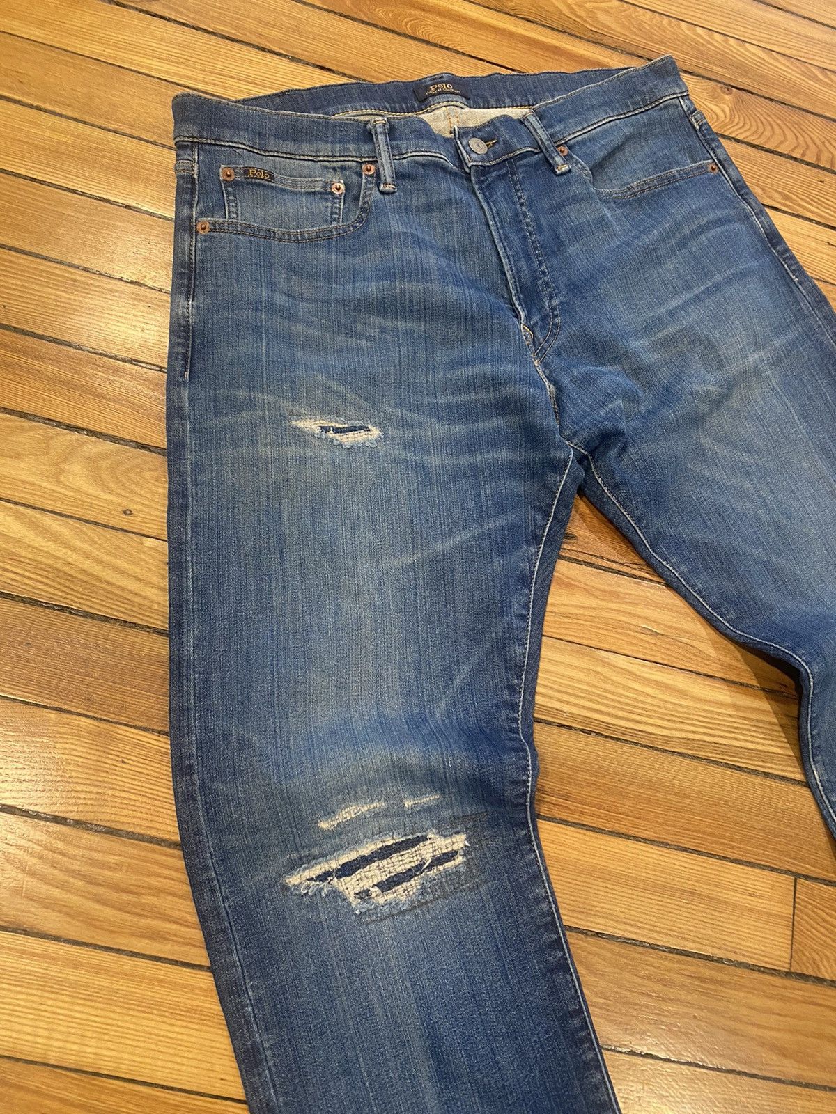 Polo Ralph Lauren Polo Ralph Lauren “varkick” slim strait denim 34-32 jeans Size US 34 / EU 50 - 6 Thumbnail