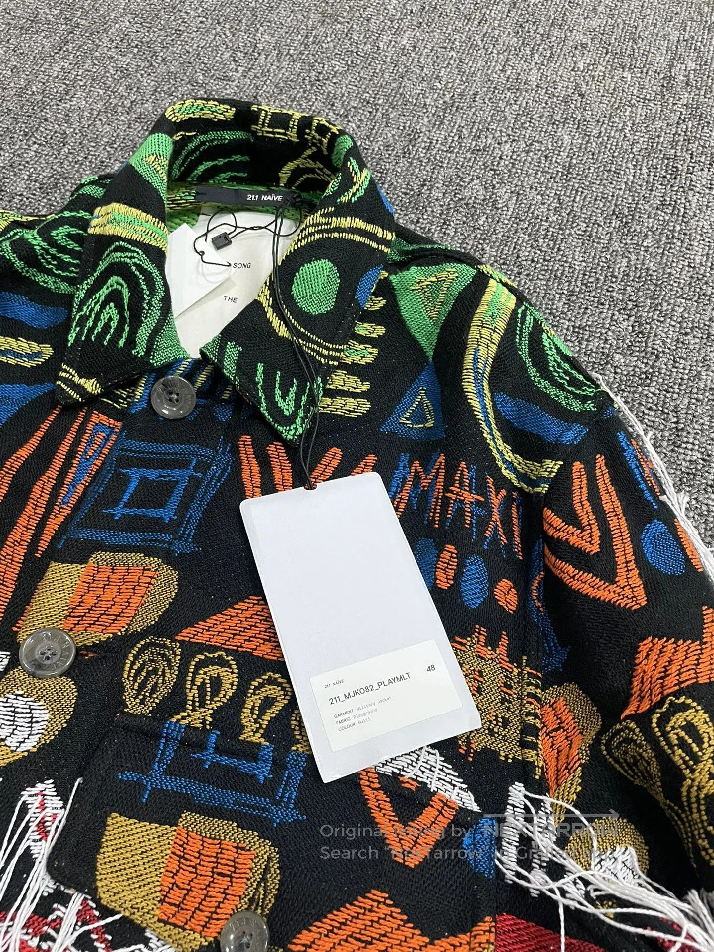 Song For The Mute unique woven jacket by song for the mute. Size US L / EU 52-54 / 3 - 3 Thumbnail