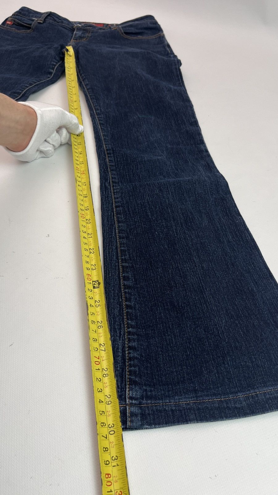 Miss Sixty Vintage Miss Sixty Ultra Low Waist Jeans Boot Cut 29x30 Size 29" - 9 Thumbnail