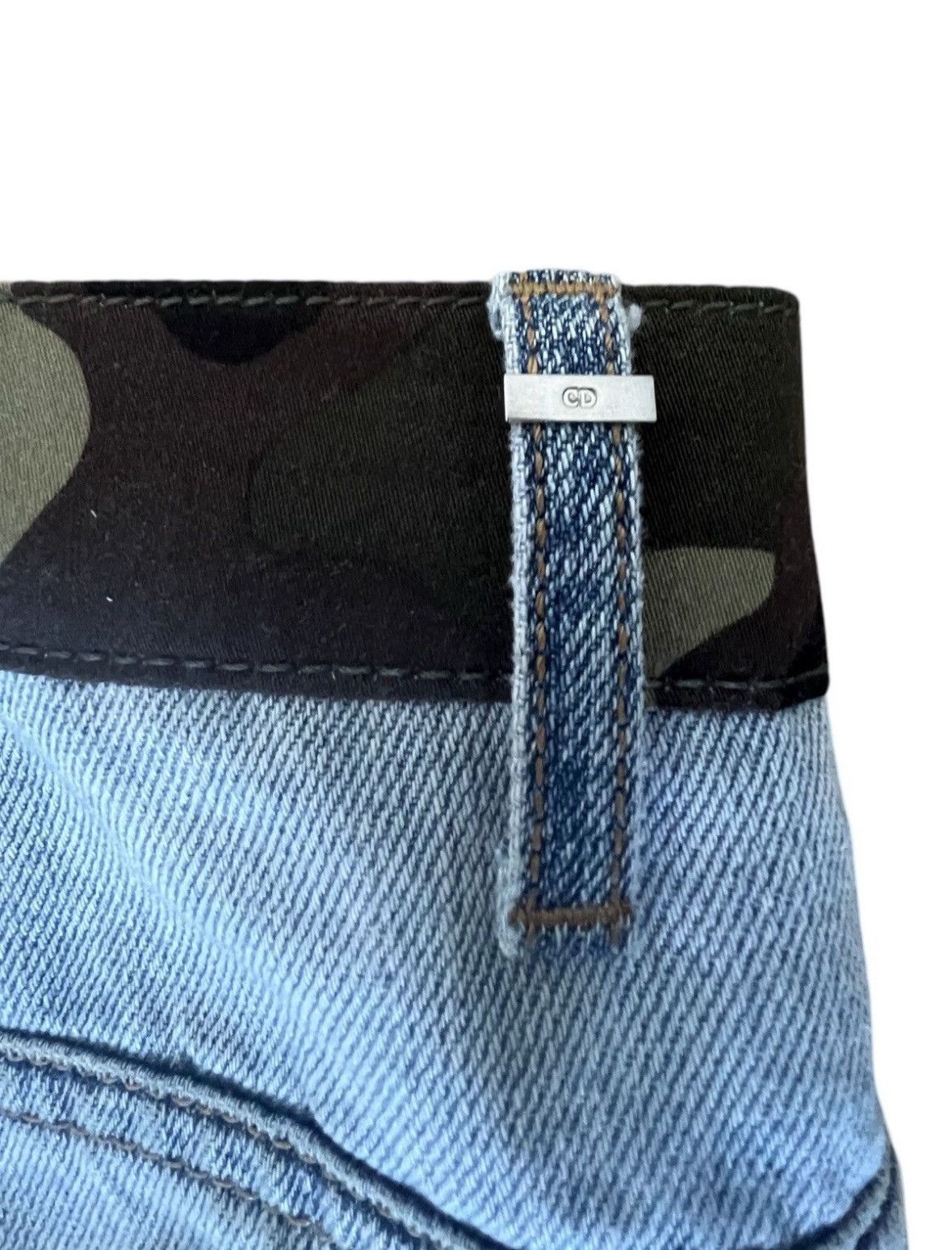 Dior × Hedi Slimane Sample Camo Waist Denim Size US 31 - 6 Thumbnail