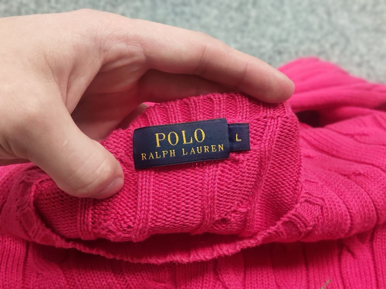 Polo Ralph Lauren Polo Ralph Lauren Cable-Knit textured Sweater Vintage Y2K Size L / US 10 / IT 46 - 11 Thumbnail