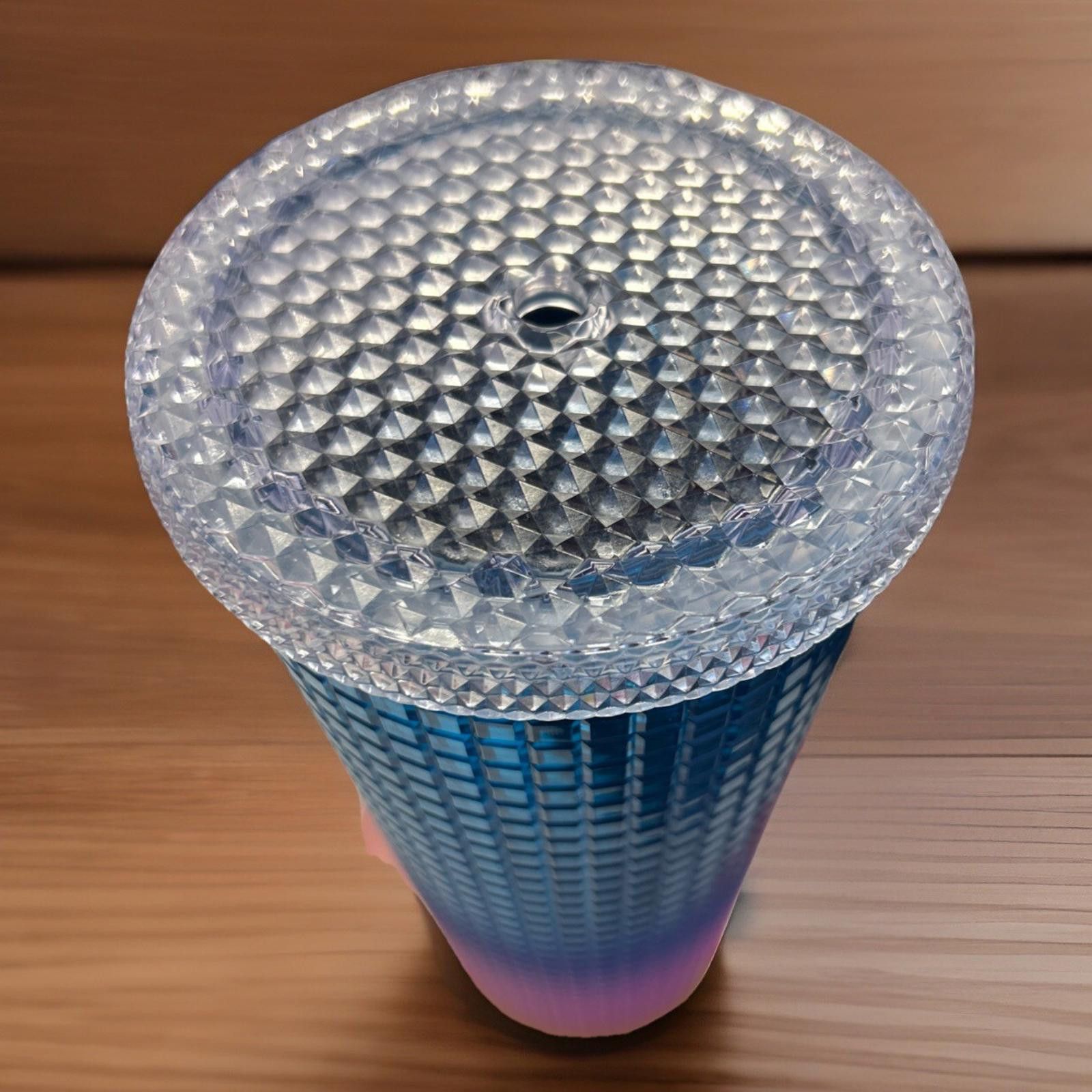 Designer New Starbucks 2023 Tim Singleton Tumbler Rainbow Ombre 24oz Size ONE SIZE - 3 Thumbnail