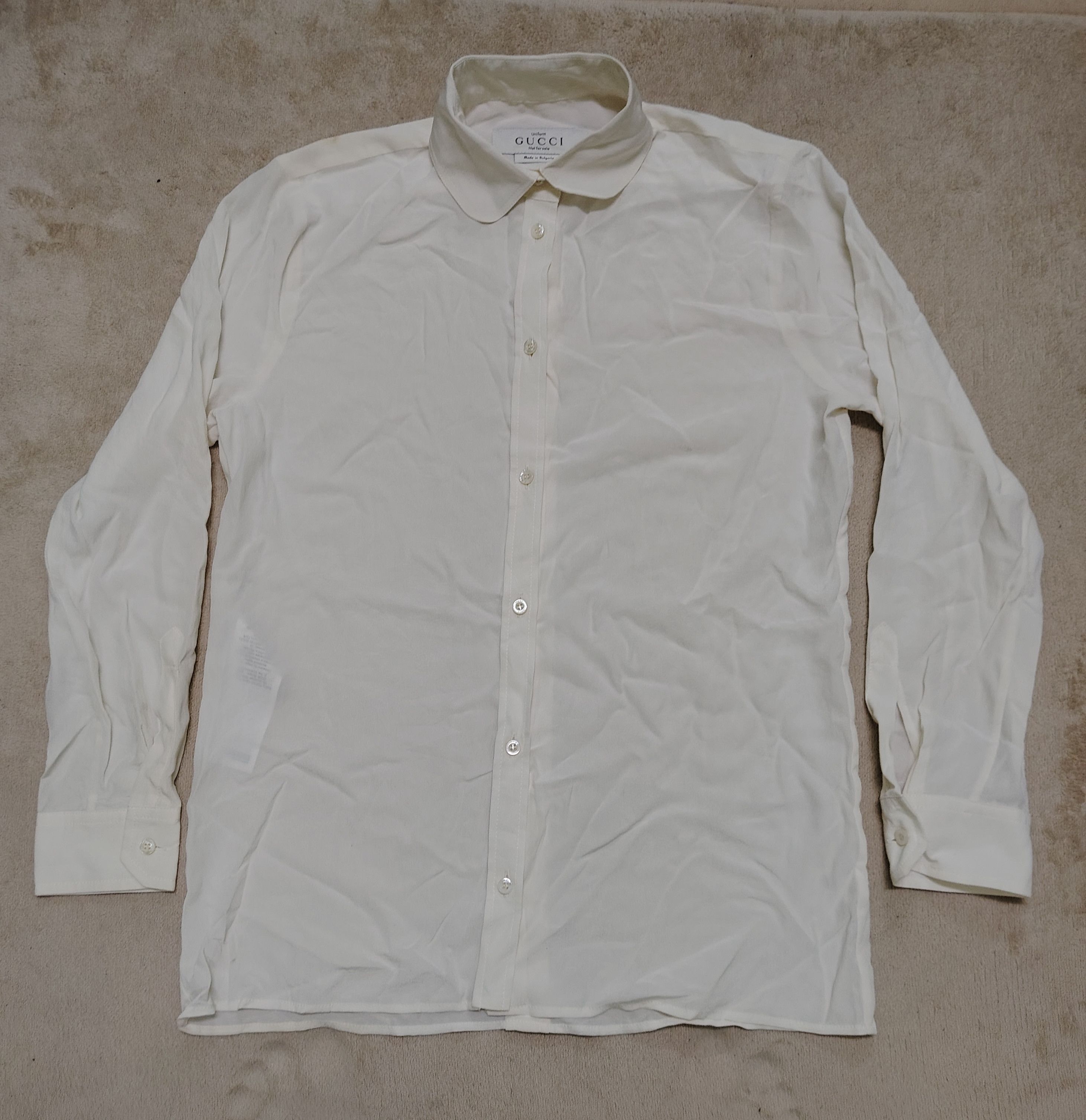 Gucci Gucci Uniform Silk Button Up Shirt | 38 Size XS / US 0-2 / IT 36-38 - 1 Thumbnail