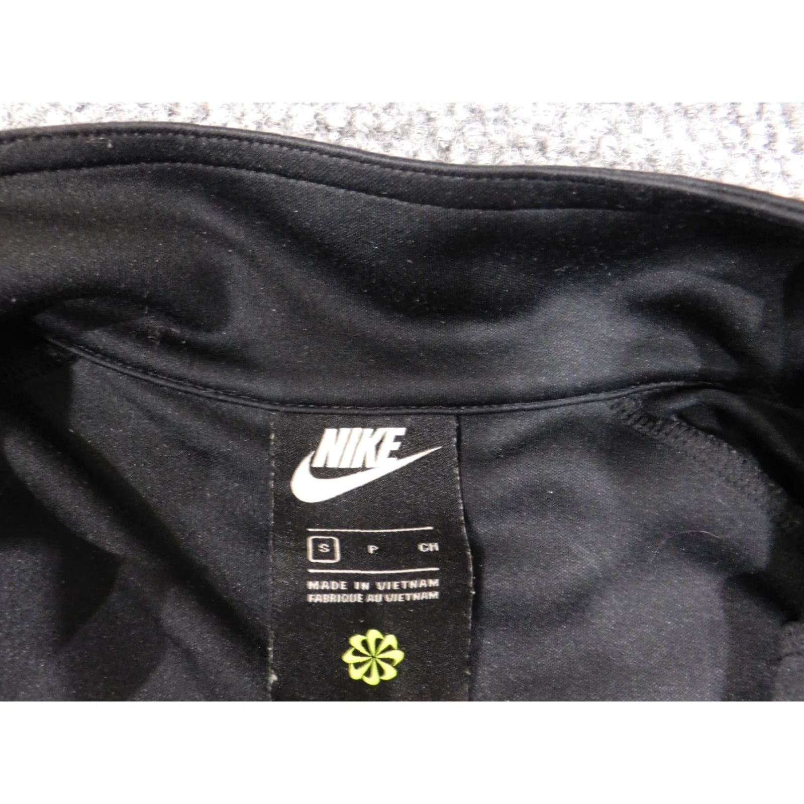 Nike nike sweatshirt women small black logo zip stretch run performance Size S / US 4 / IT 40 - 6 Thumbnail