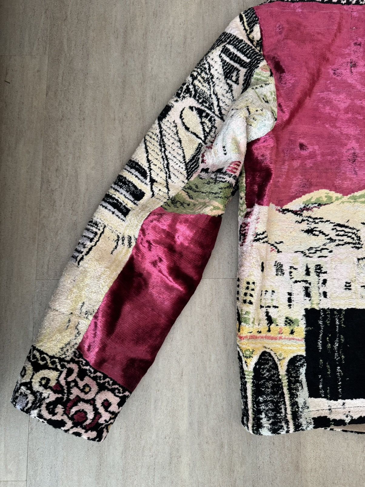 Other DOM’NIQUE “Velvet Skyline” Turkish Textile Work Jacket: Size US XL / EU 56 / 4 - 9 Thumbnail