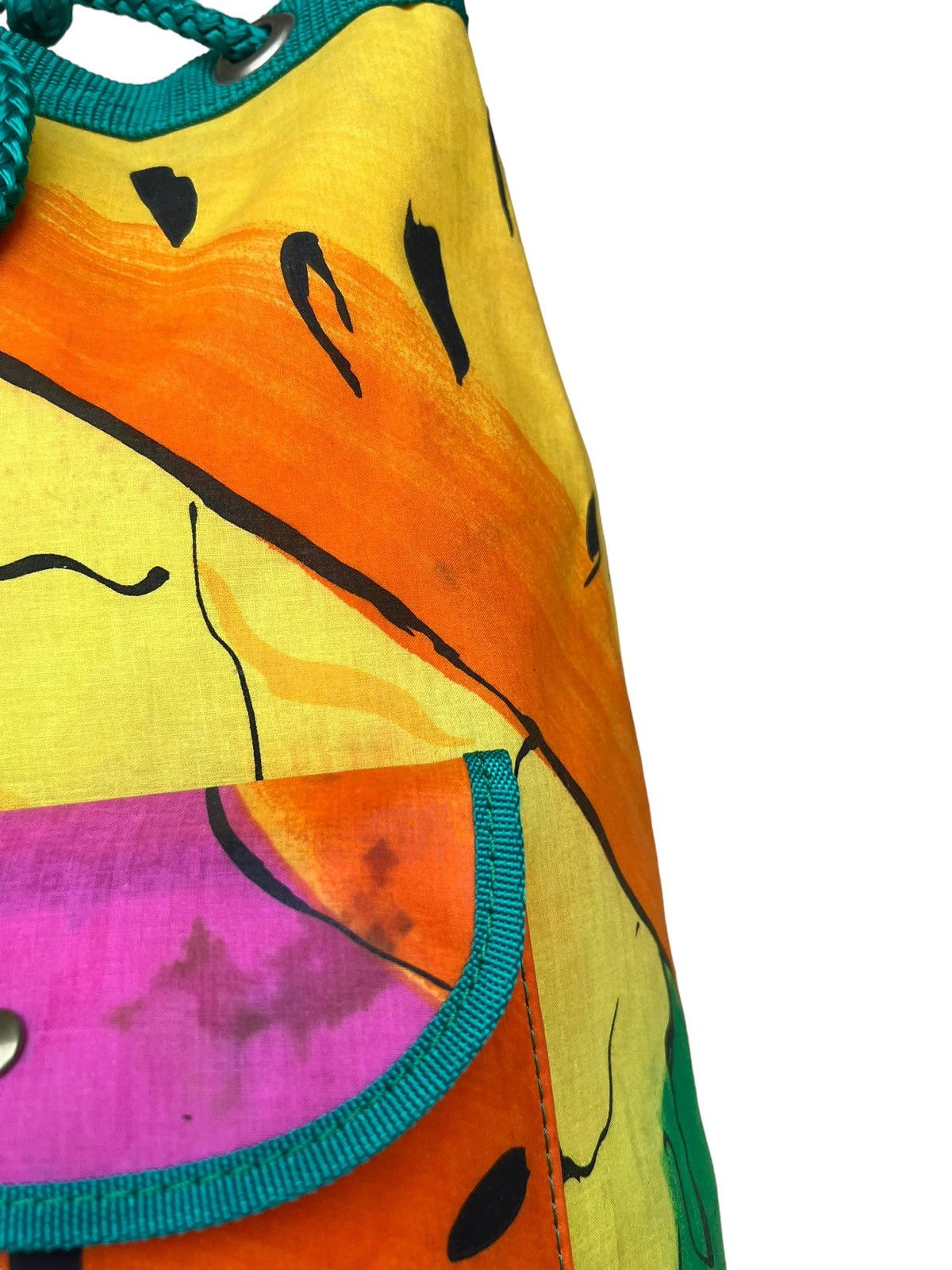 GianMarco Venturi RARE!!! Vintage Gian Marco Venturi Psychedelic Bucket Bag Size ONE SIZE - 11 Thumbnail