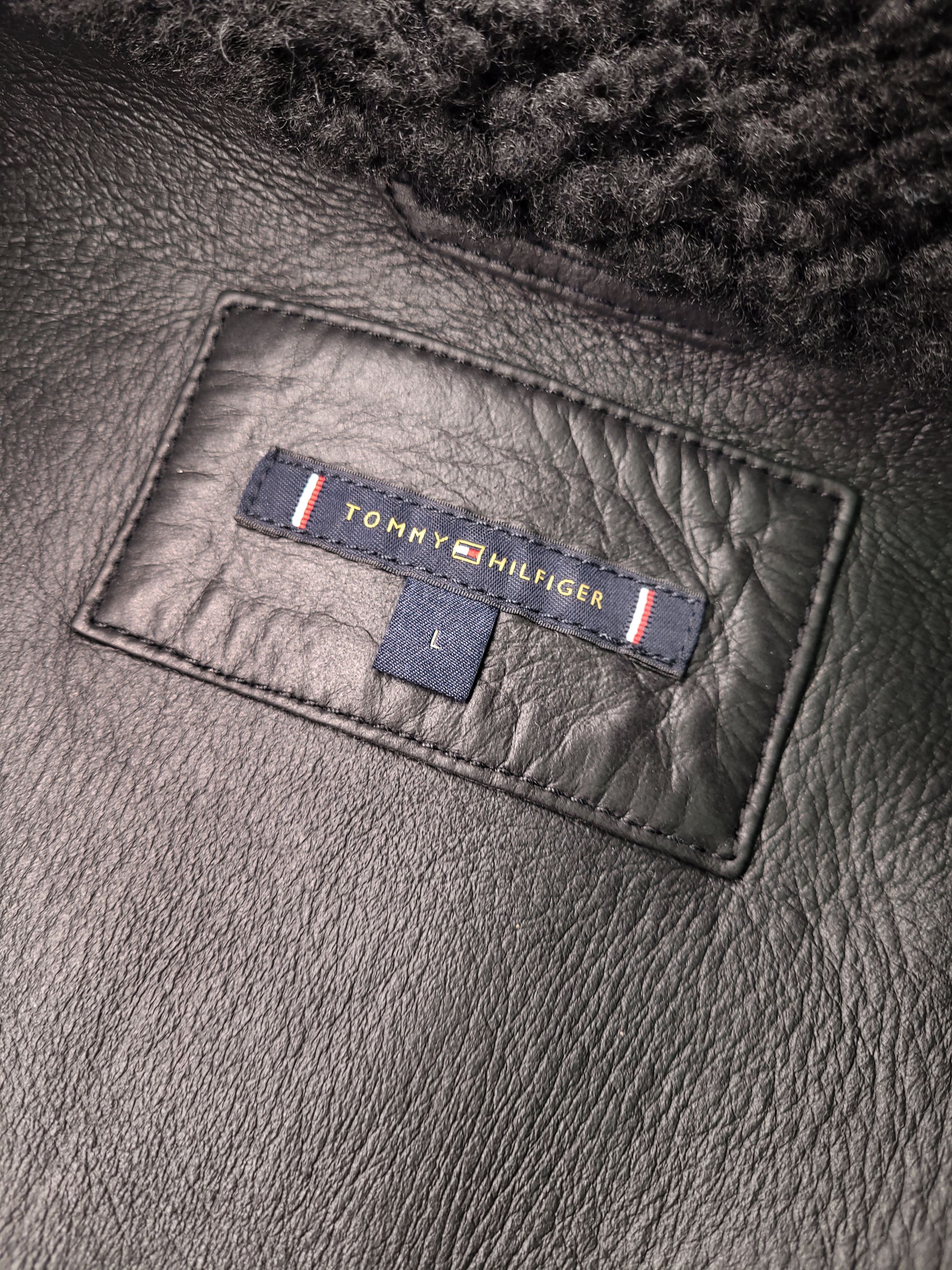 Tommy Hilfiger TOMMY HILFIGER _ AVIATOR _ ELEVATED SHEARLING JACKET _ LAMB Size US L / EU 52-54 / 3 - 8 Thumbnail