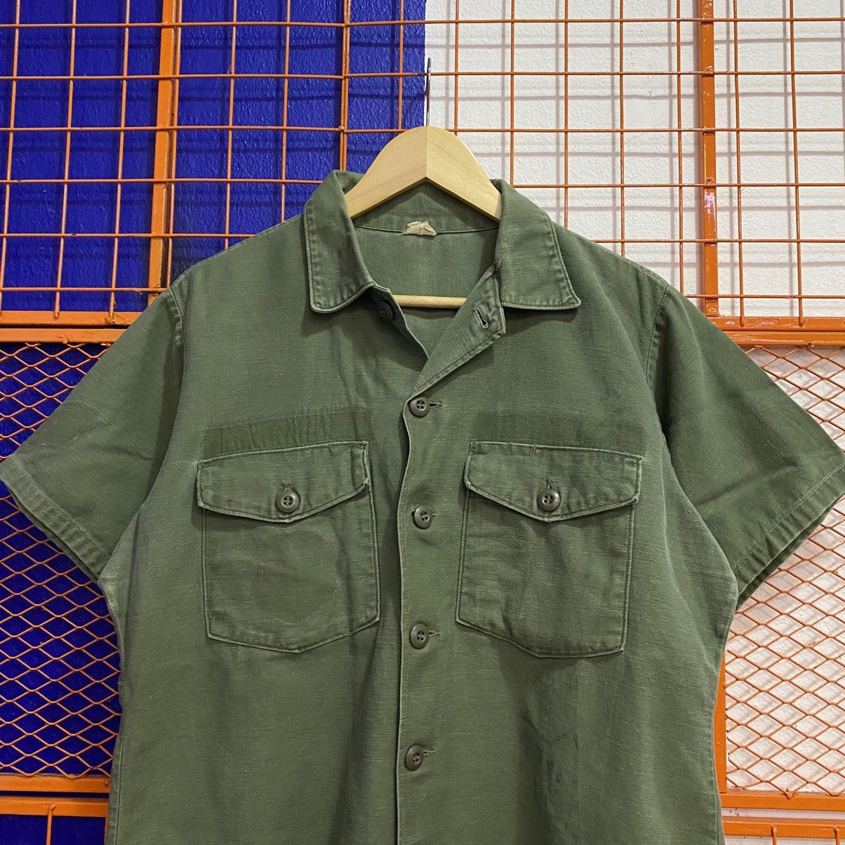 Vintage Vintage US Army Military 60s Shirt❗️ Size US M / EU 48-50 / 2 - 2 Thumbnail
