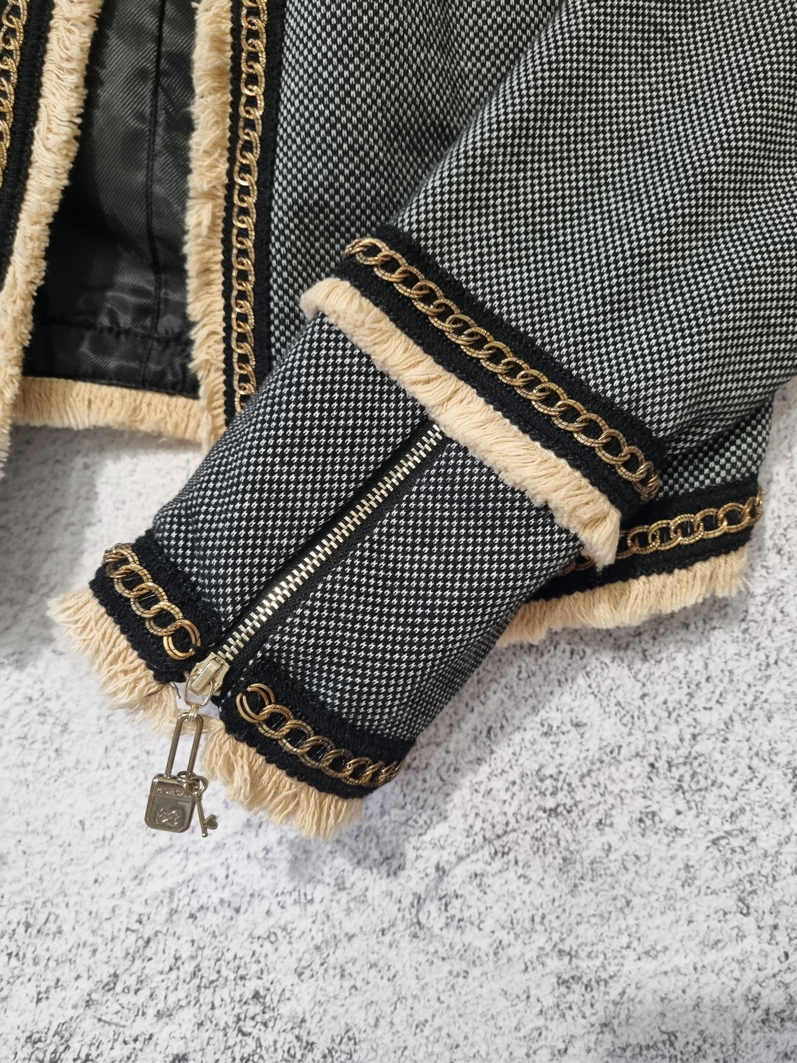 Morgan De Toi Morgan De Toi Chain Trim Blazer Jacket Chanel Style Size XS / US 0-2 / IT 36-38 - 7 Thumbnail