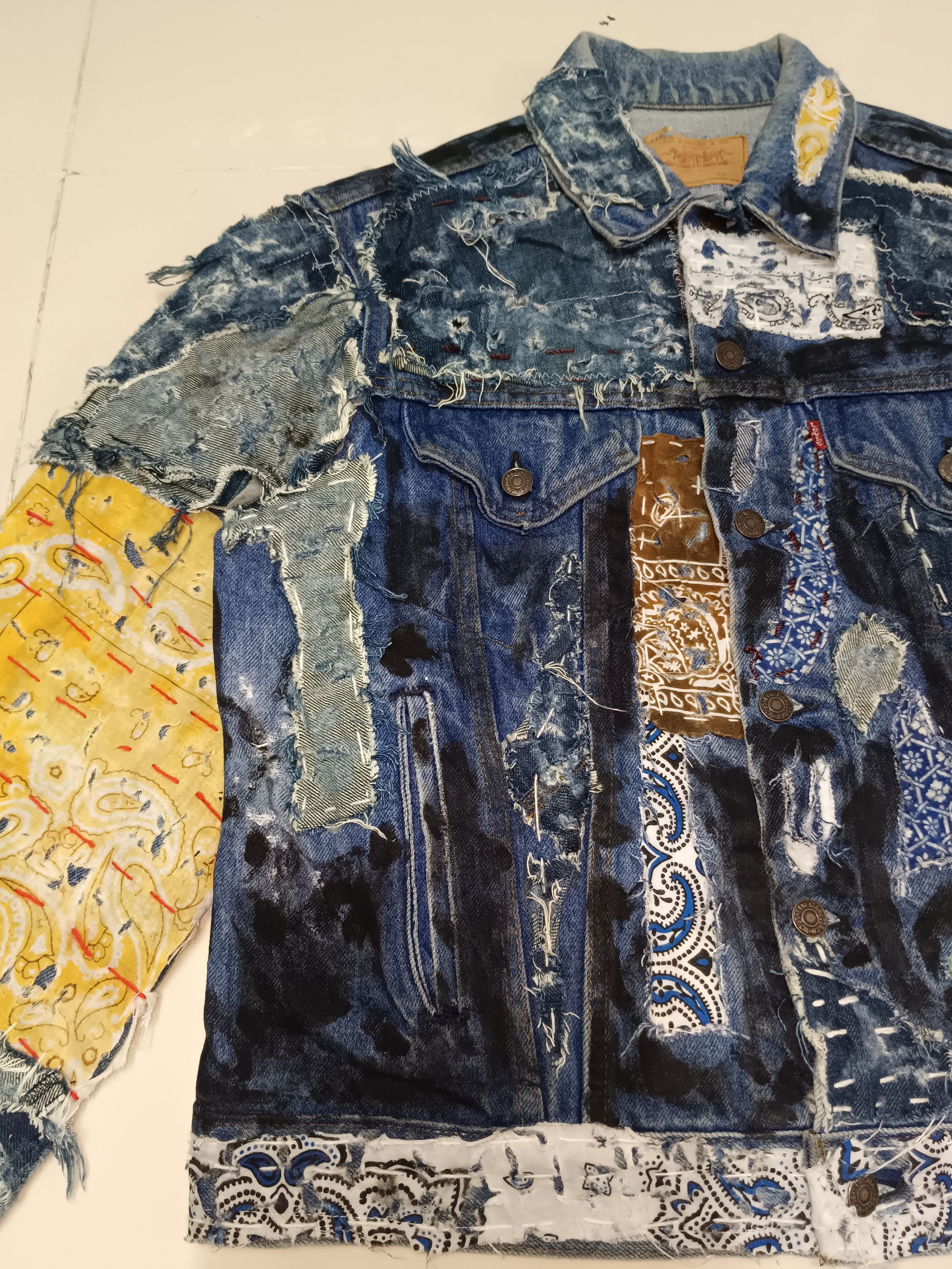 If Six Was Nine × Levi's Vintage Levis Trucker Jacket Size US M / EU 48-50 / 2 - 6 Thumbnail