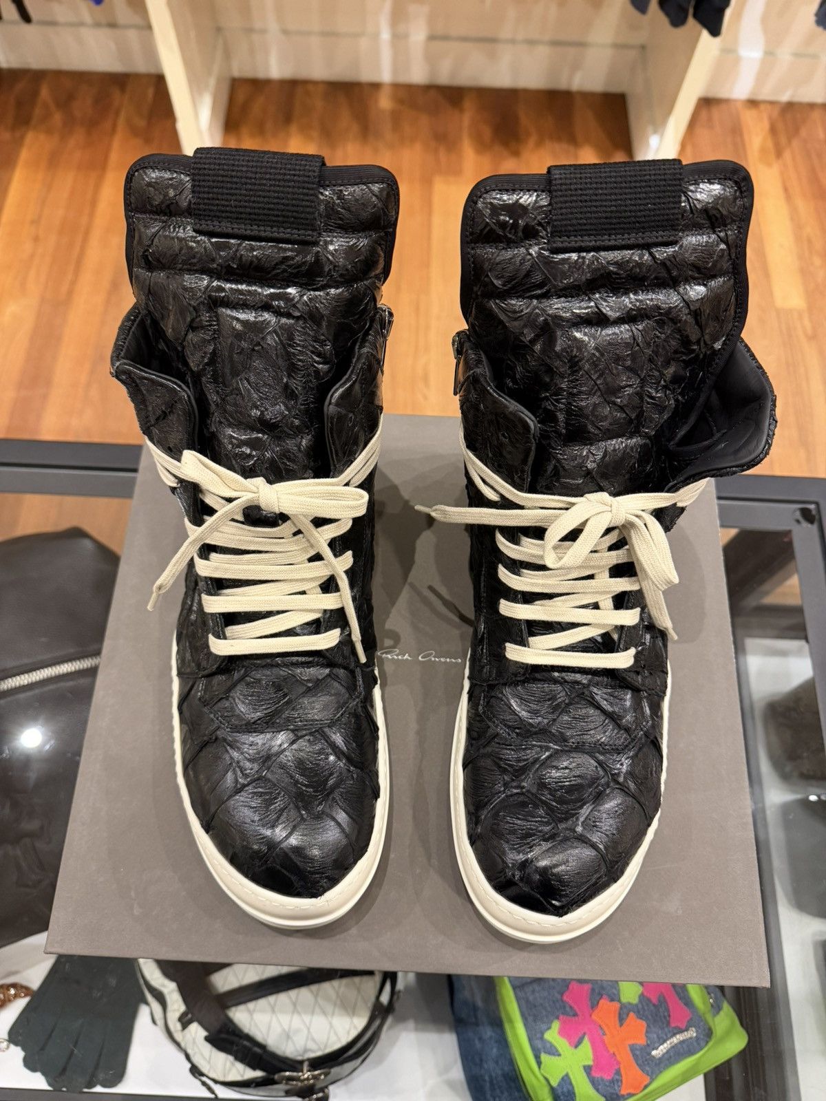 Rick Owens Rick Owens Geo Basket - Pirarucu Size US 11 / EU 44 - 5 Thumbnail