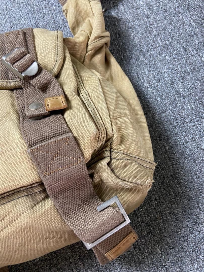 Japanese Brand DEVICE Brand Canvas Cargo Shoulder Bag (204) Size ONE SIZE - 4 Thumbnail