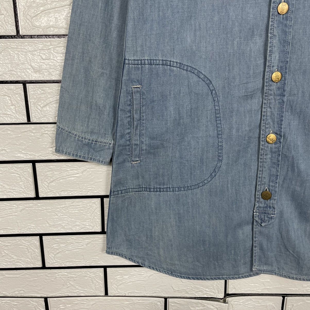 Lee Lee Union Made Sanforized Long Jacket Size S / US 4 / IT 40 - 3 Thumbnail