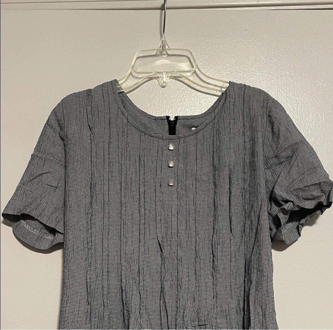 Other Jessica Howard Grey Maxi Shirt Dress Size XL / US 12-14 / IT 48-50 - 2 Thumbnail