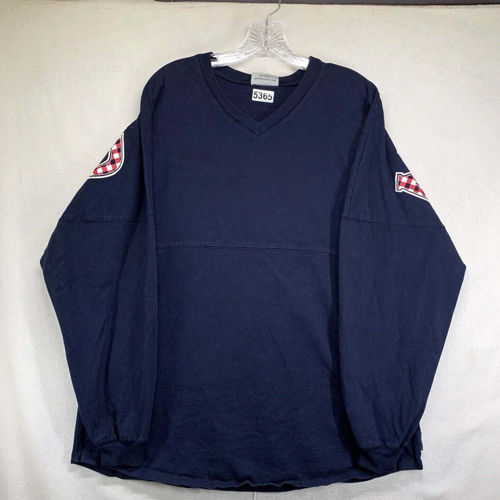 ESPIRIT VINTAGE Spirit Oregon Anchored Long Sleeve Shirt Women's Large Navy Blue Size L / US 10 / IT 46 - 2 Thumbnail