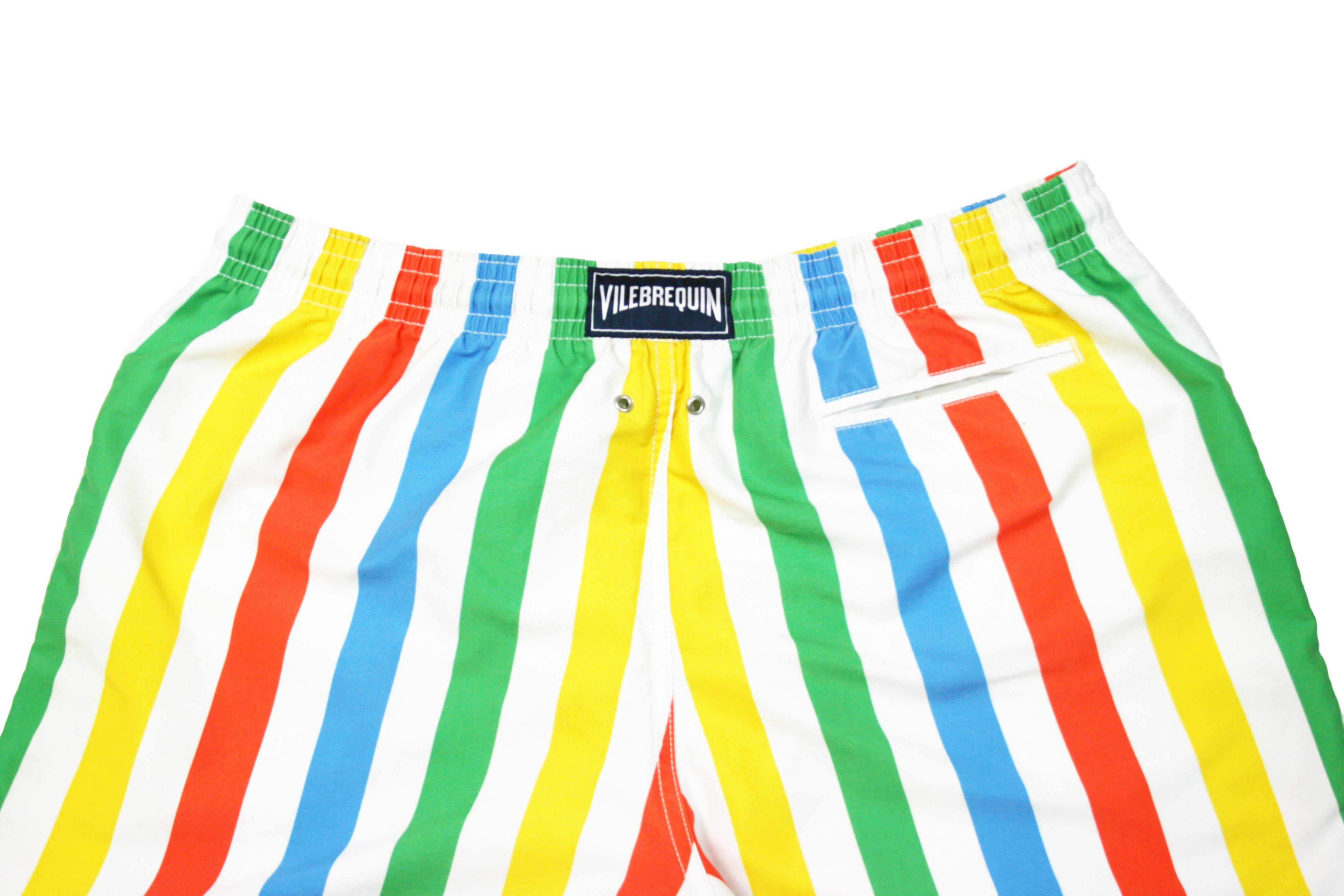 Vilebrequin Striped Palm Printed Swim Shorts XXL Size Size US 38 / EU 54 - 4 Thumbnail