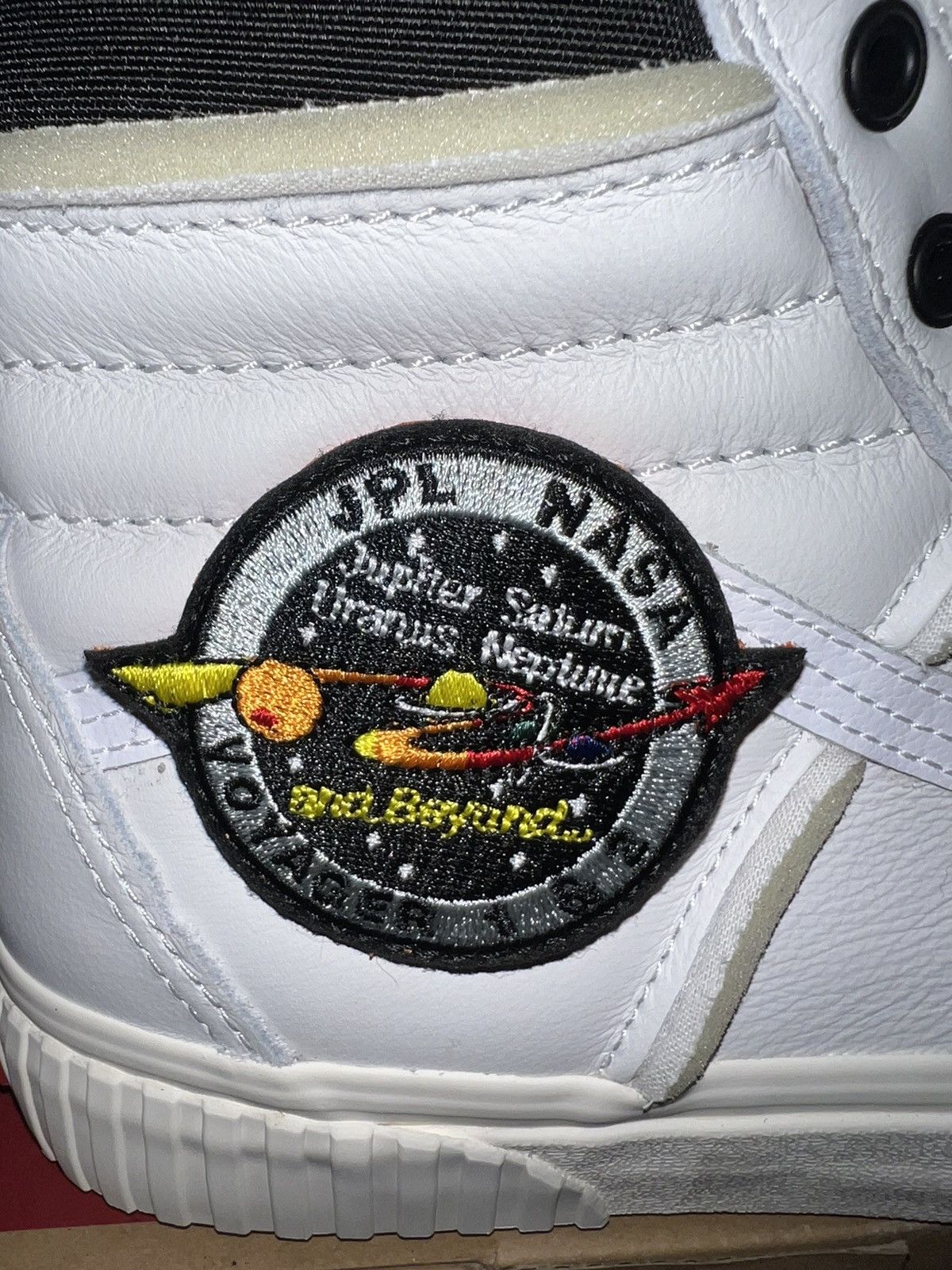 NASA × Vans Vans NASA X Sk8-Hi MTE Space Voyager True White Shoes Size US 11 / EU 44 - 12 Thumbnail