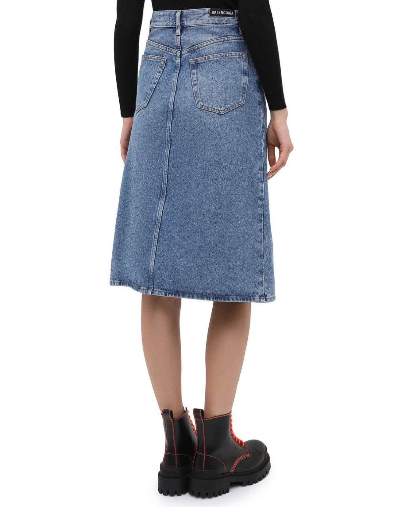 Balenciaga Balenciaga denim skirt Size 26" / US 2 / IT 38 - 2 Thumbnail