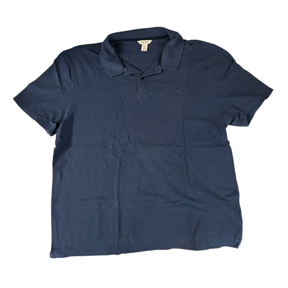 Calvin Klein Calvin Klein Blue Everyday Polo XXL Cotton Blend Size US XL / EU 56 / 4 - 1 Thumbnail