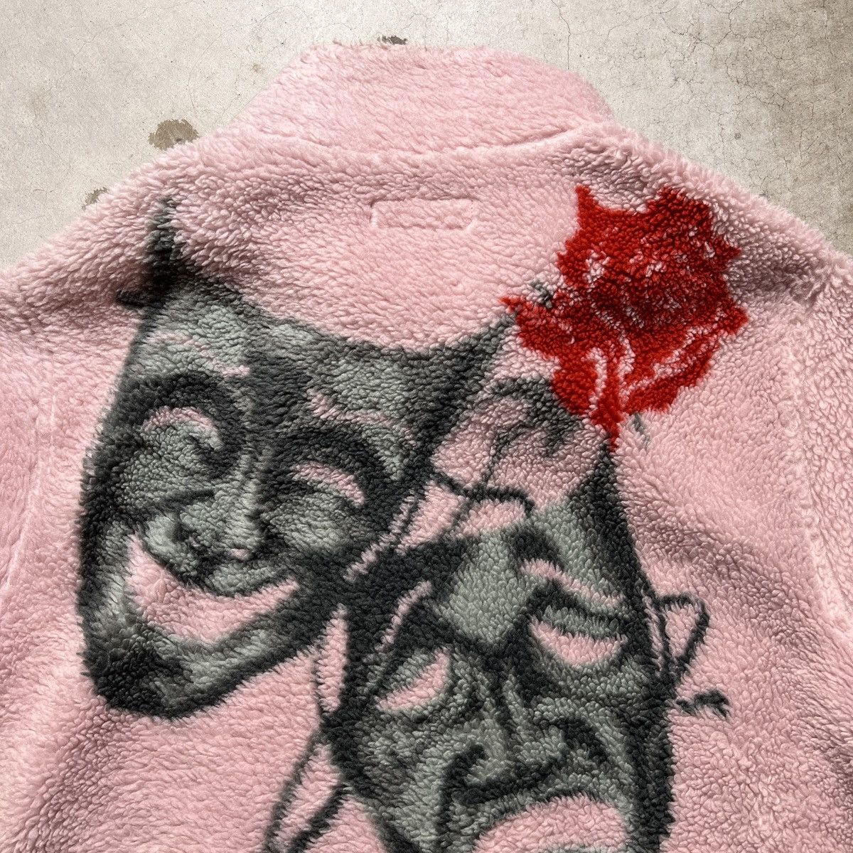 Supreme Supreme Drama Mask Fleece Jacket Pink Size US L / EU 52-54 / 3 - 10 Thumbnail