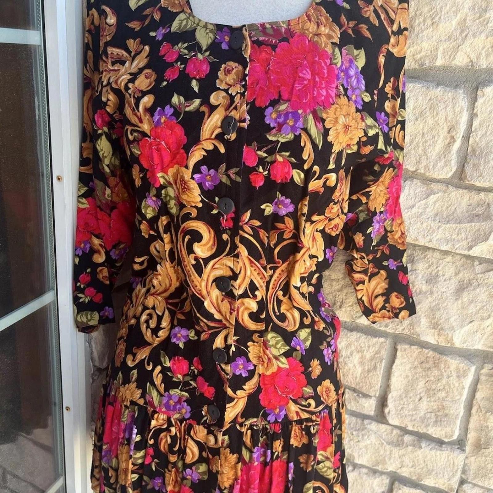 Other Vintage 80s floral blouse floral #80sfashion Size S / US 4 / IT 40 - 1 Thumbnail