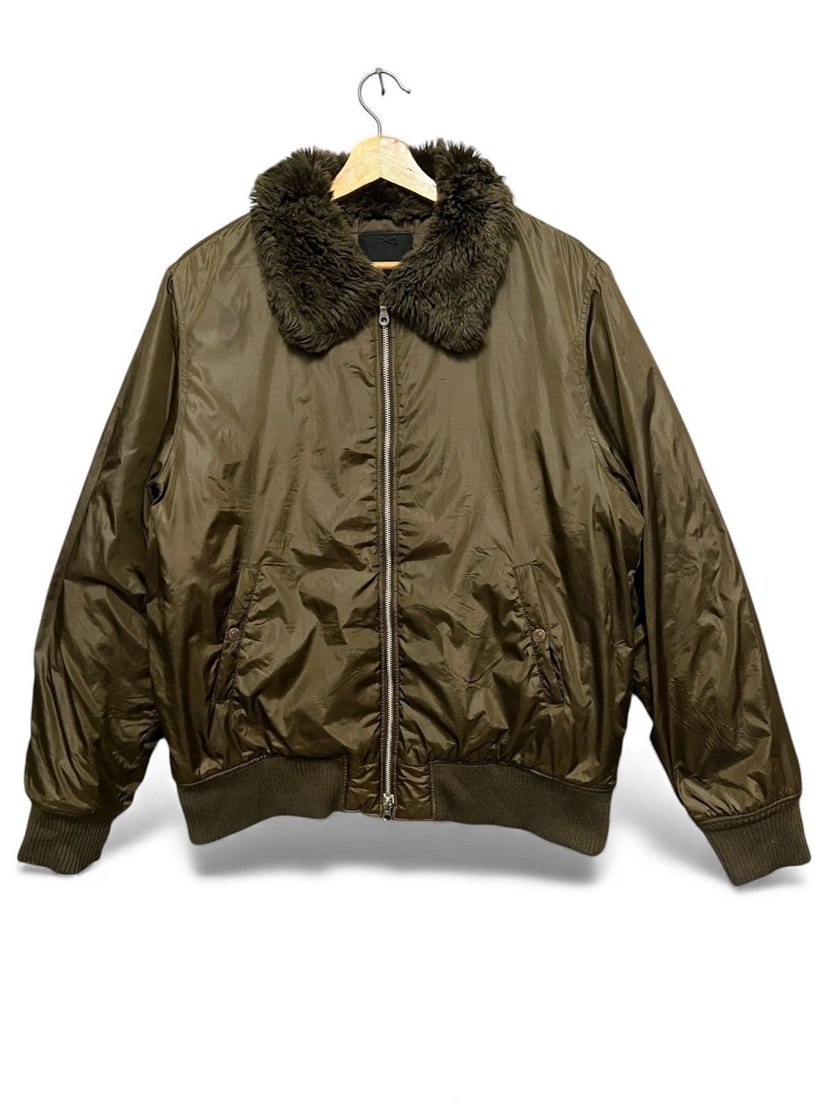 Edwin 436. Vintage Edwin Jacket Faux-fur Collar Size US XL / EU 56 / 4 - 1 Thumbnail