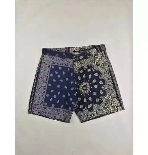 Other 2019S/S Simple Blue Japan Blue Bandana Shorts Size US 32 / EU 48 - 4 Thumbnail