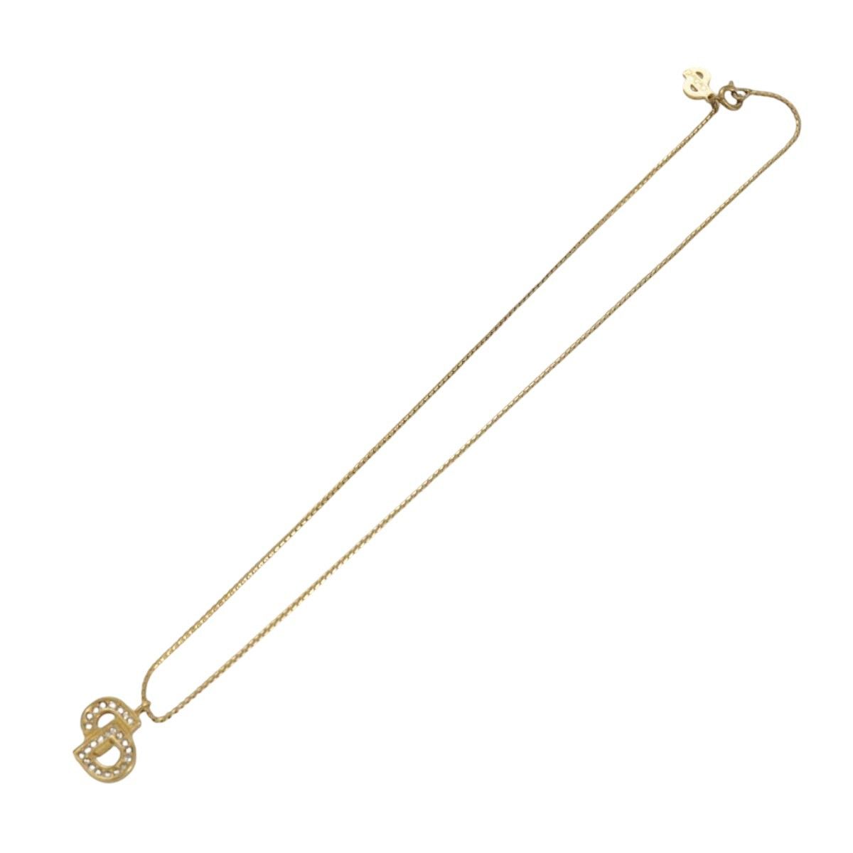 Dior Christian Dior CD Pendant Necklace Gold-plated Size ONE SIZE - 1 Thumbnail