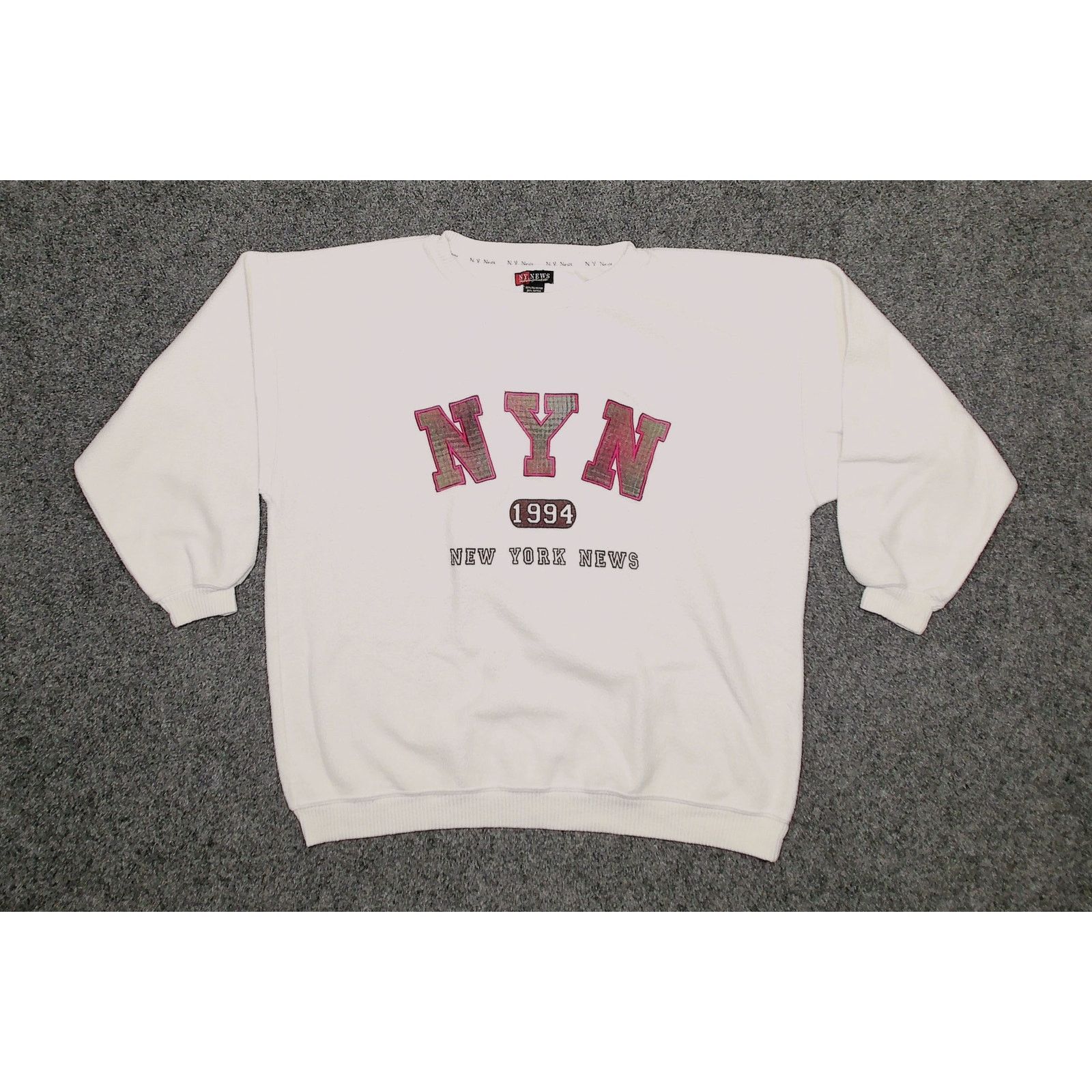 Vintage Vintage 1994 Boxy Drop-Shoulder Reverse Fleece Sweatshirt Size XL / US 12-14 / IT 48-50 - 2 Thumbnail
