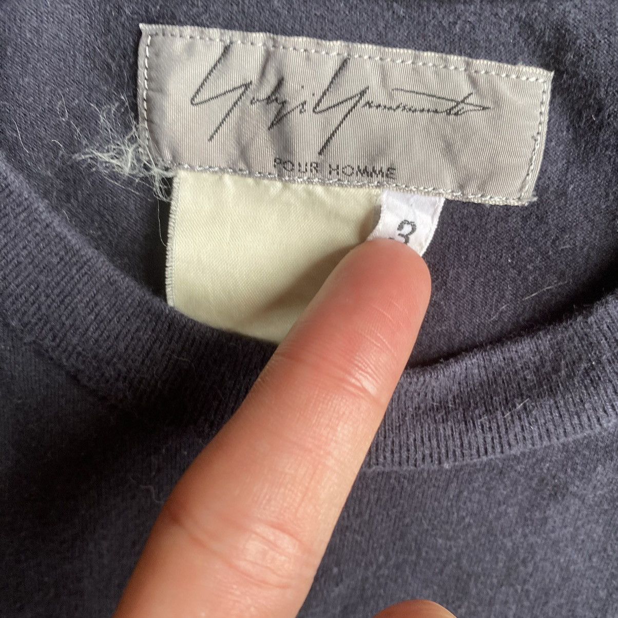 Yohji Yamamoto Yohj Yamamoto Crew Neck Tee Size US M / EU 48-50 / 2 - 5 Thumbnail