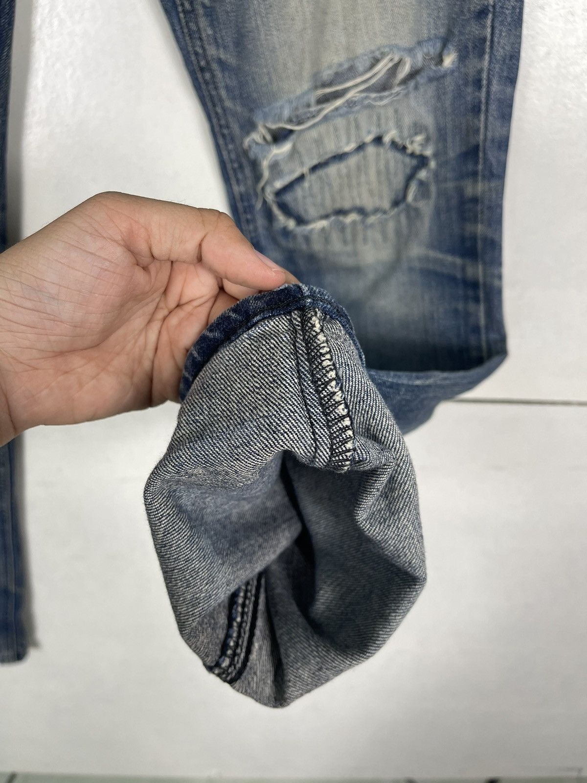 Edwin EDWIN EXCLUSIVE VINTAGE DISTRESSED JEANS Size US 30 / EU 46 - 14 Thumbnail