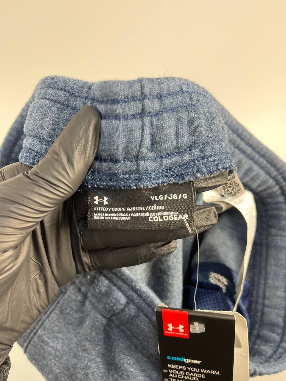 Under Armour Under Armour ColdGear Fitted Jogger Pants Blue Size Youth L Size US 32 / EU 48 - 3 Thumbnail