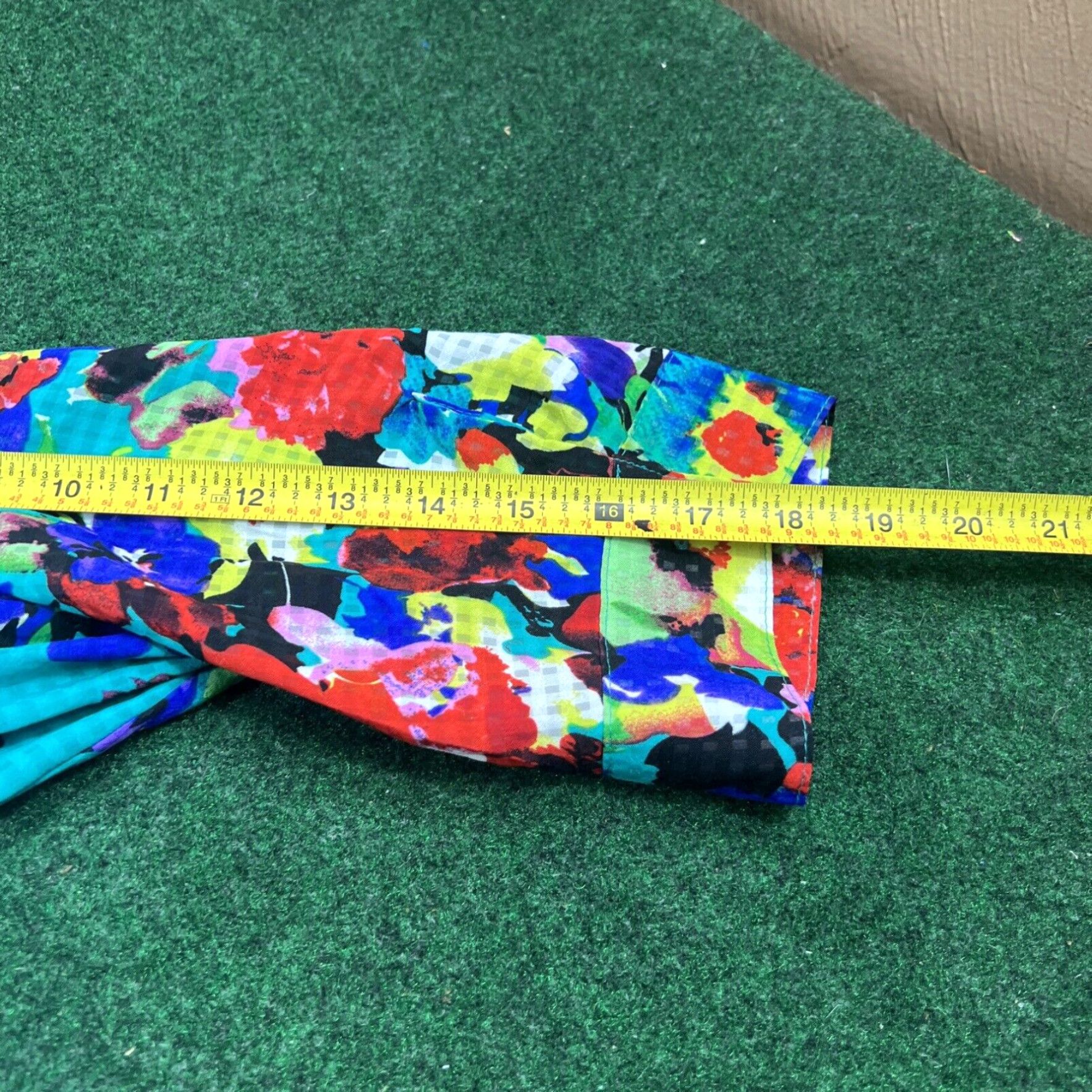 Vintage NY Collection Womens Floral Button Down Blouse Long Sleeve Size 1X Size XL / US 12-14 / IT 48-50 - 7 Thumbnail