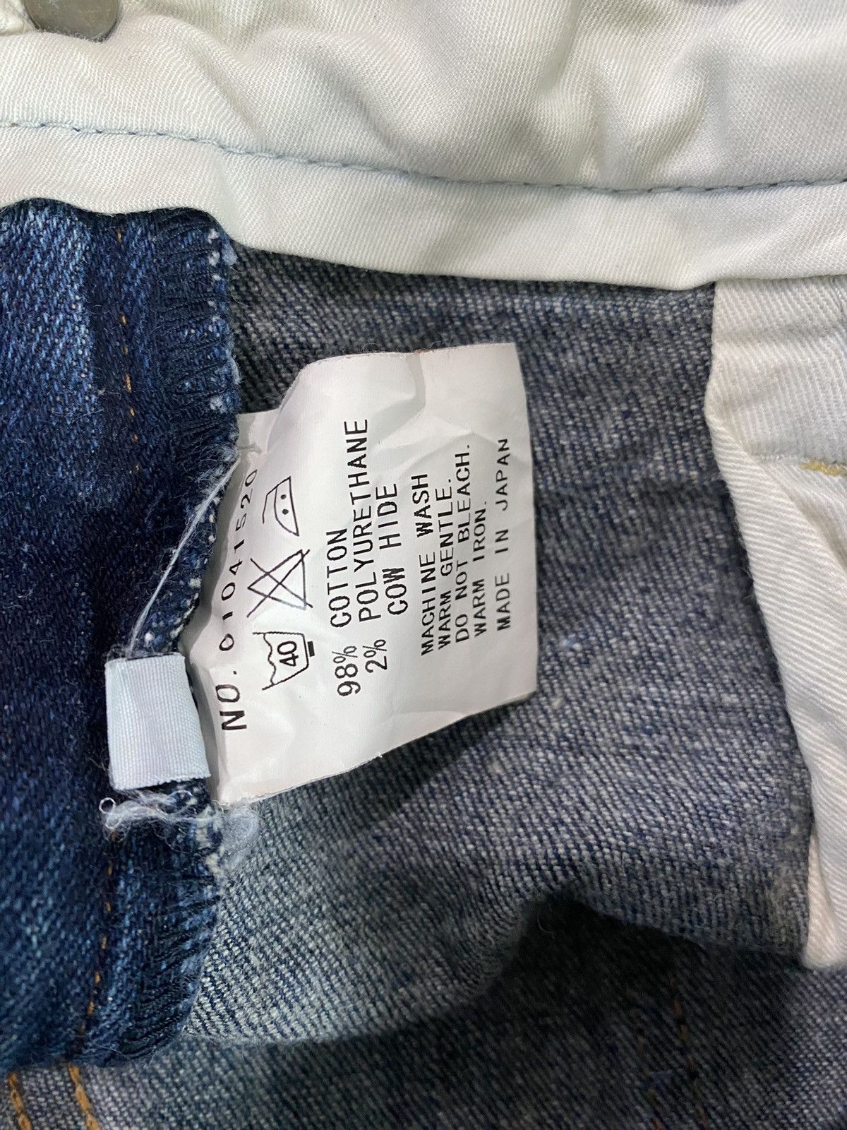 FACTOTUM JAPAN BRAND FACTOTUM DENIM SKINNY TYPE DISTRESS DESIGN Size US 32 / EU 48 - 7 Thumbnail