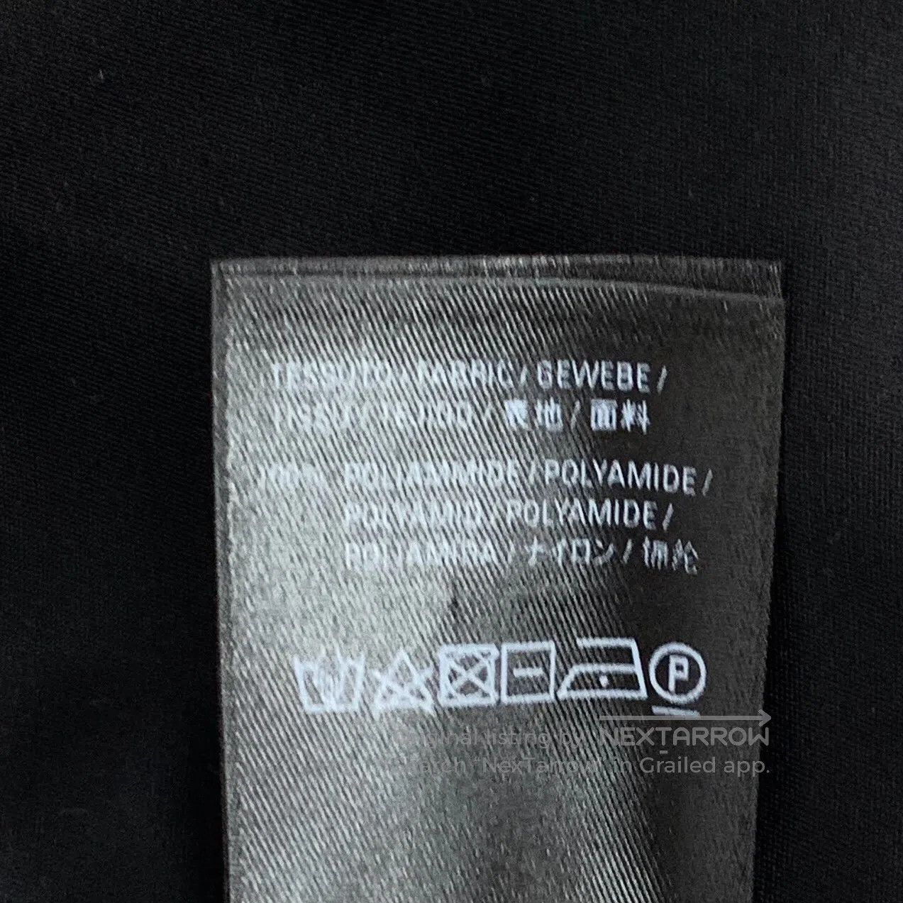 Balenciaga Balenciaga Black Logo Lettering Embroidered Hooded Drawstr Size XXS / US 00 / IT 34 - 8 Thumbnail