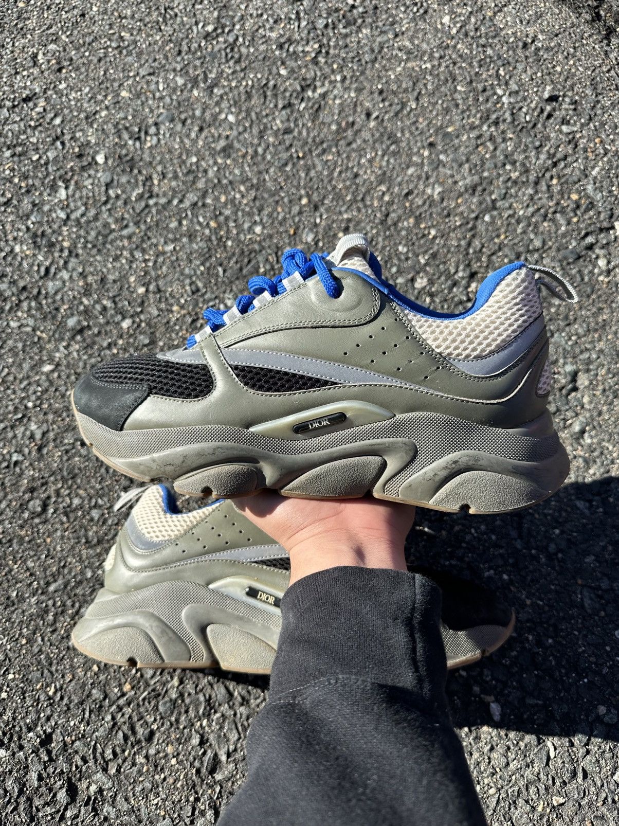 Dior Dior B22 Olive/Blue Size US 10 / EU 43 - 10 Thumbnail