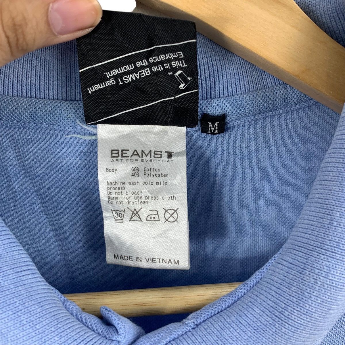 Beams Plus Vintage BEAMS PLUS JAPAN For Art Bear Polo Tee Shirt Top Size US M / EU 48-50 / 2 - 8 Thumbnail