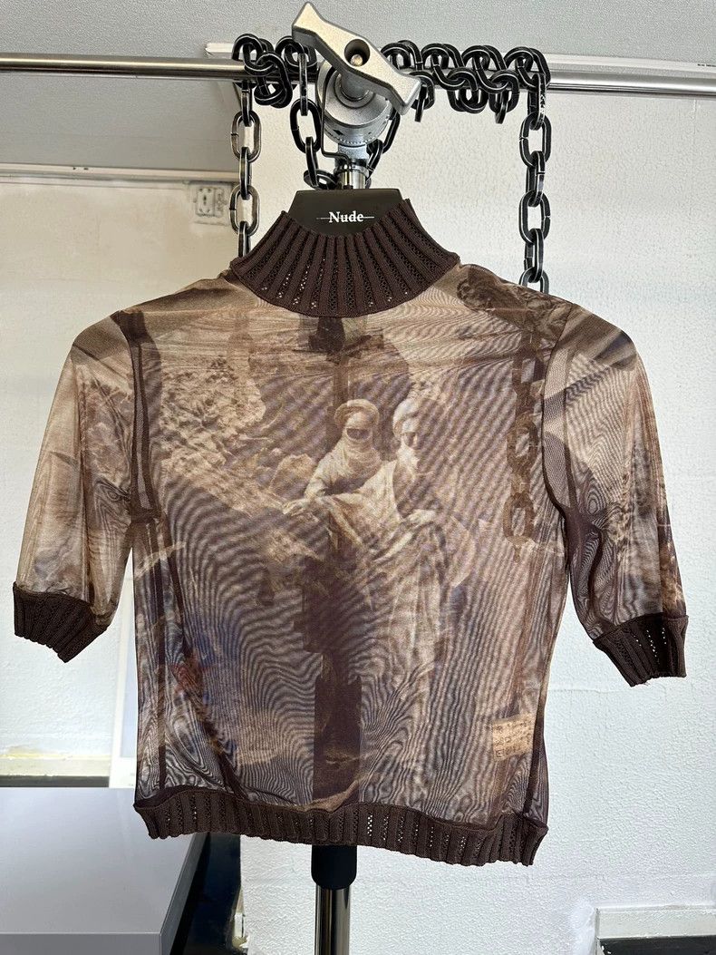 Jean Paul Gaultier Jean paul gaultier Spliced tights short sleeves 2504-Nextar Size S / US 4 / IT 40 - 1 Thumbnail