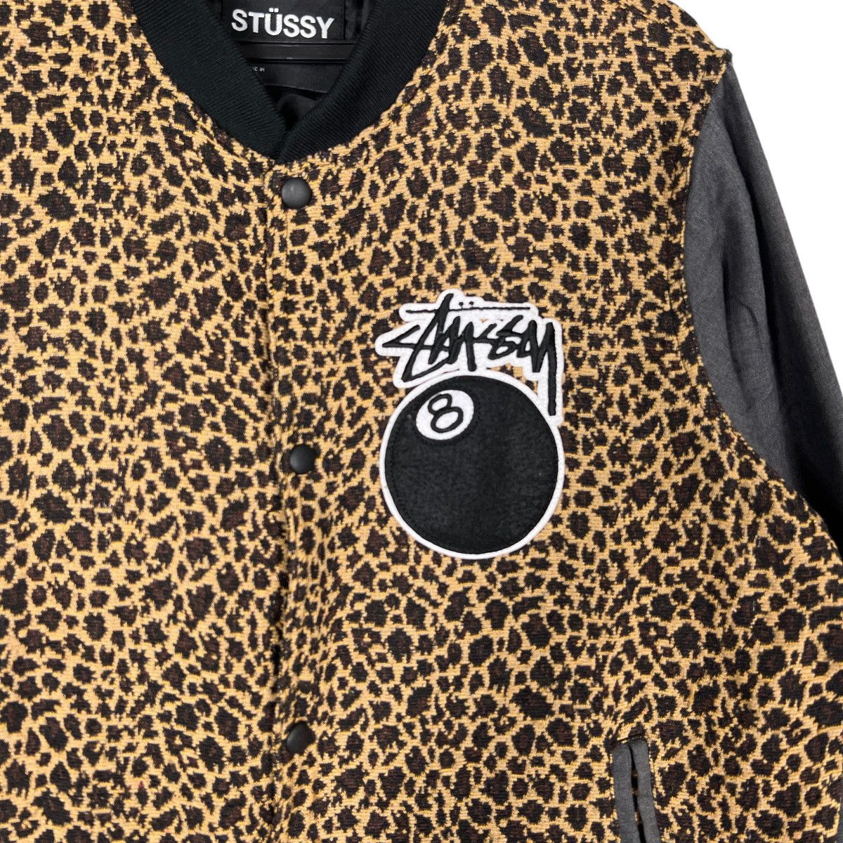 Stussy 🔥 STUSSY 8 BALL LEOPARD BOMBER JACKET Size US L / EU 52-54 / 3 - 7 Thumbnail