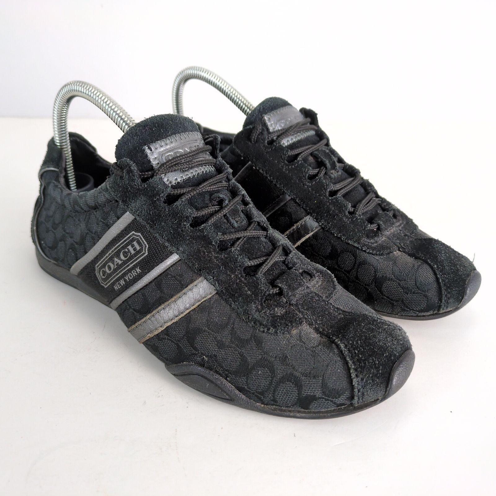 Coach Coach Remonna Women's 8 Sneakers Driving Shoe Jacquard Suede Size US 8 / IT 38 - 1 Thumbnail