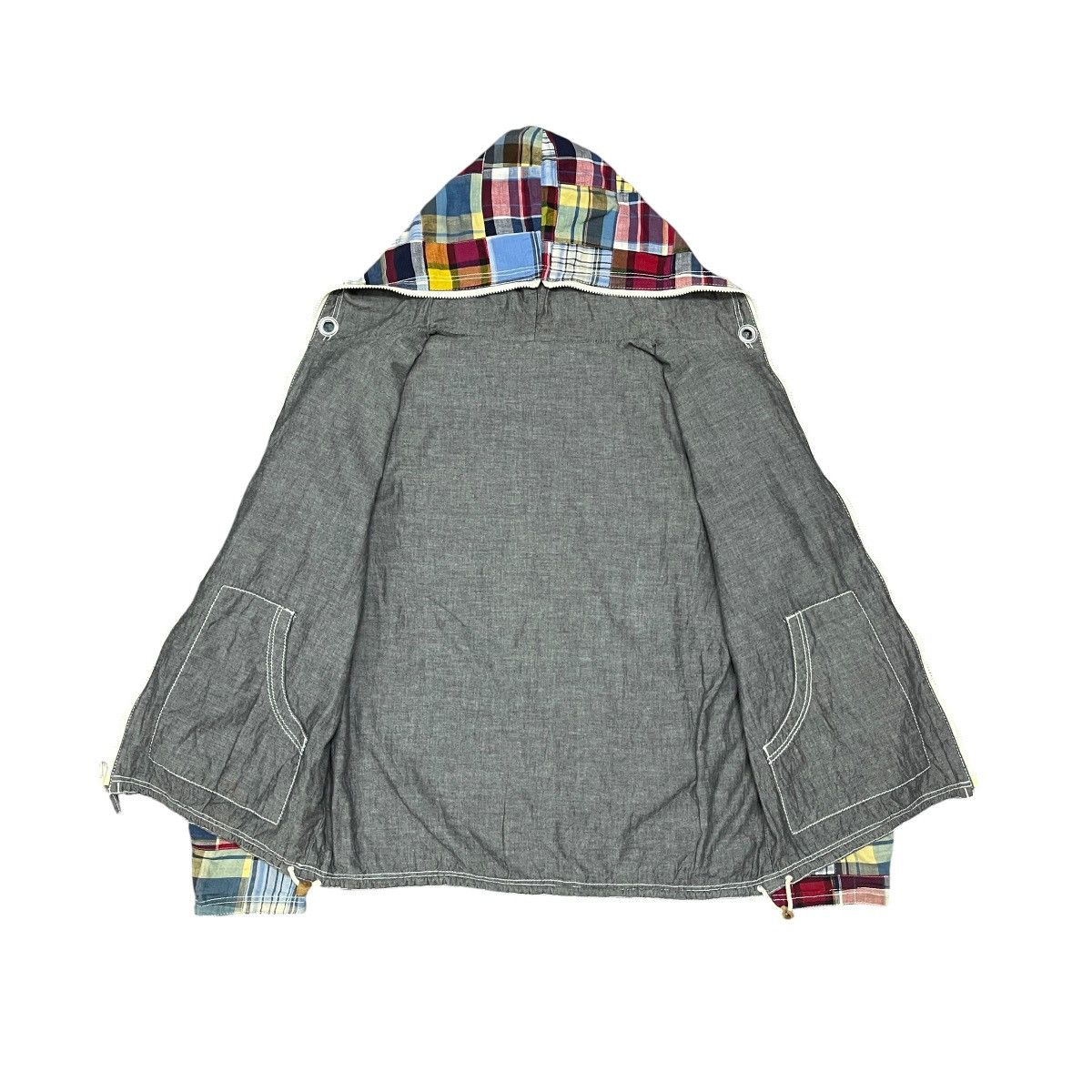 Vintage Vintage Houston Japan Patchwork Reversible Hoodie Jacket Size US L / EU 52-54 / 3 - 11 Thumbnail