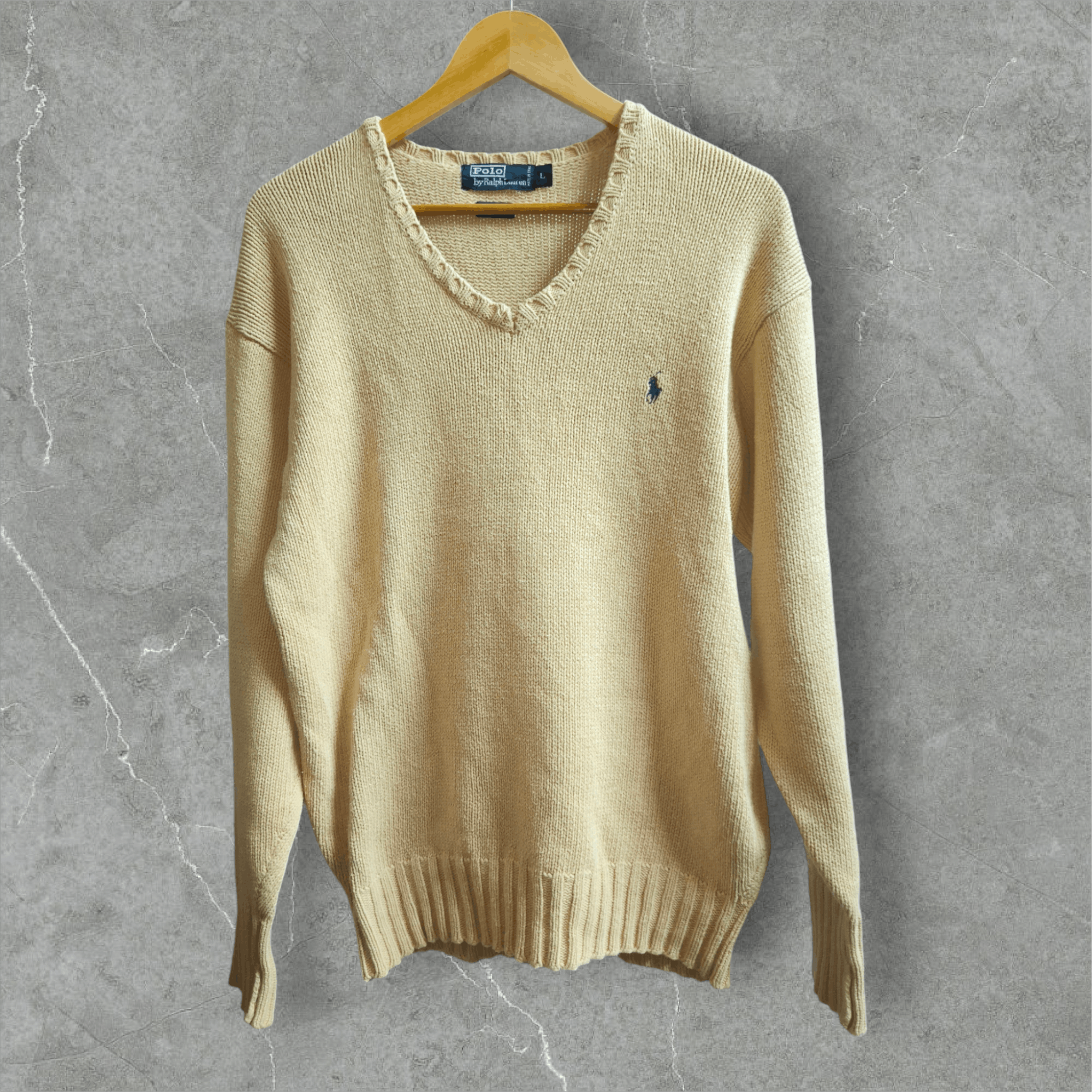 Polo Ralph Lauren V-Neck Knitwear Size US L / EU 52-54 / 3 - 3 Thumbnail