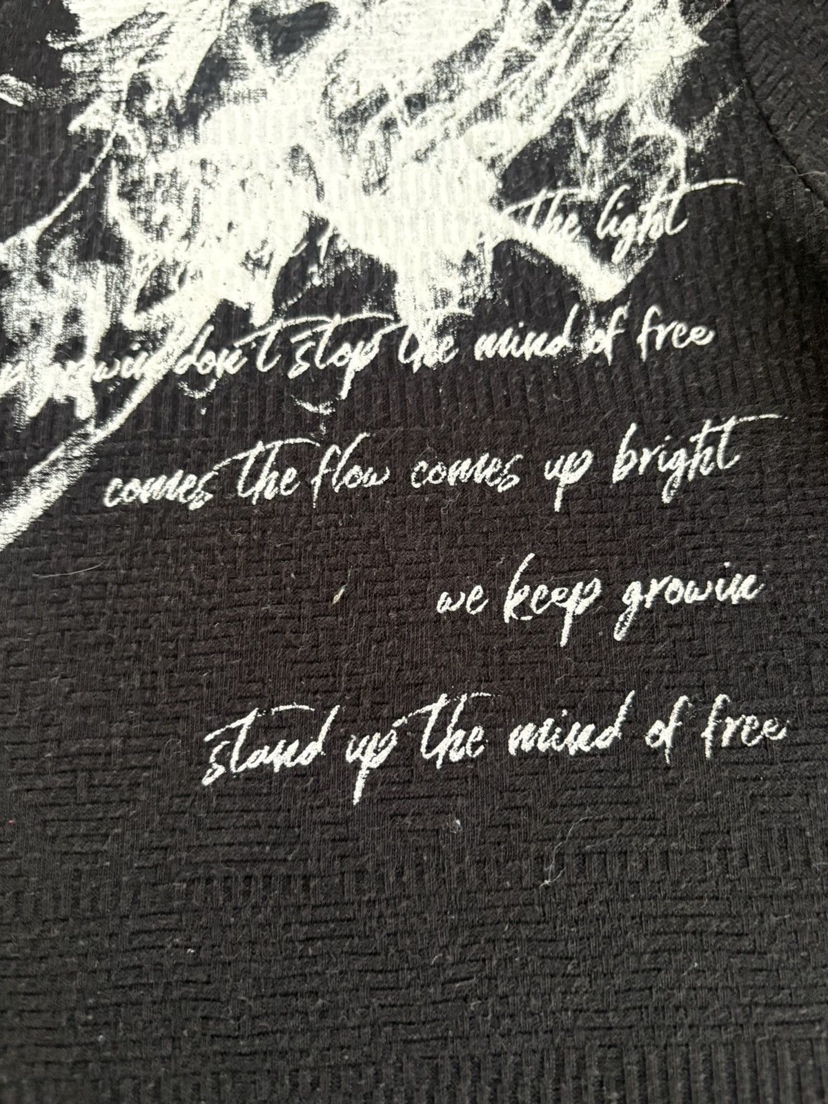 semanticdesign Japanese Brand semanticdesign Poem Knit Long Sleeve Tee Size US S / EU 44-46 / 1 - 4 Thumbnail