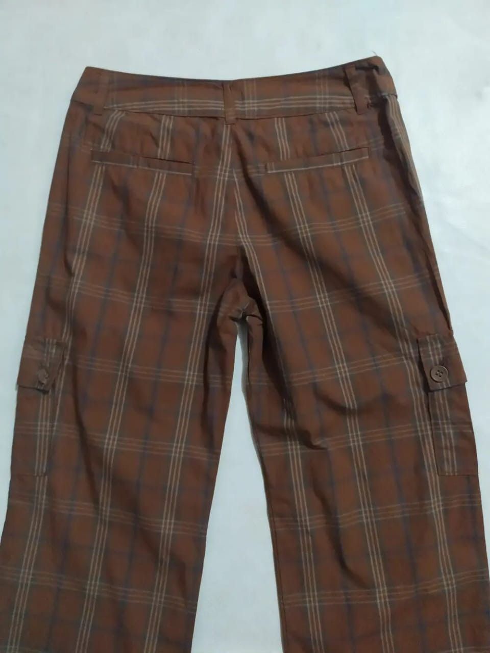 Japanese Brand As Known As Japan Check Cargo Multipocket Tactical Pants Size US 28 / EU 44 - 5 Thumbnail