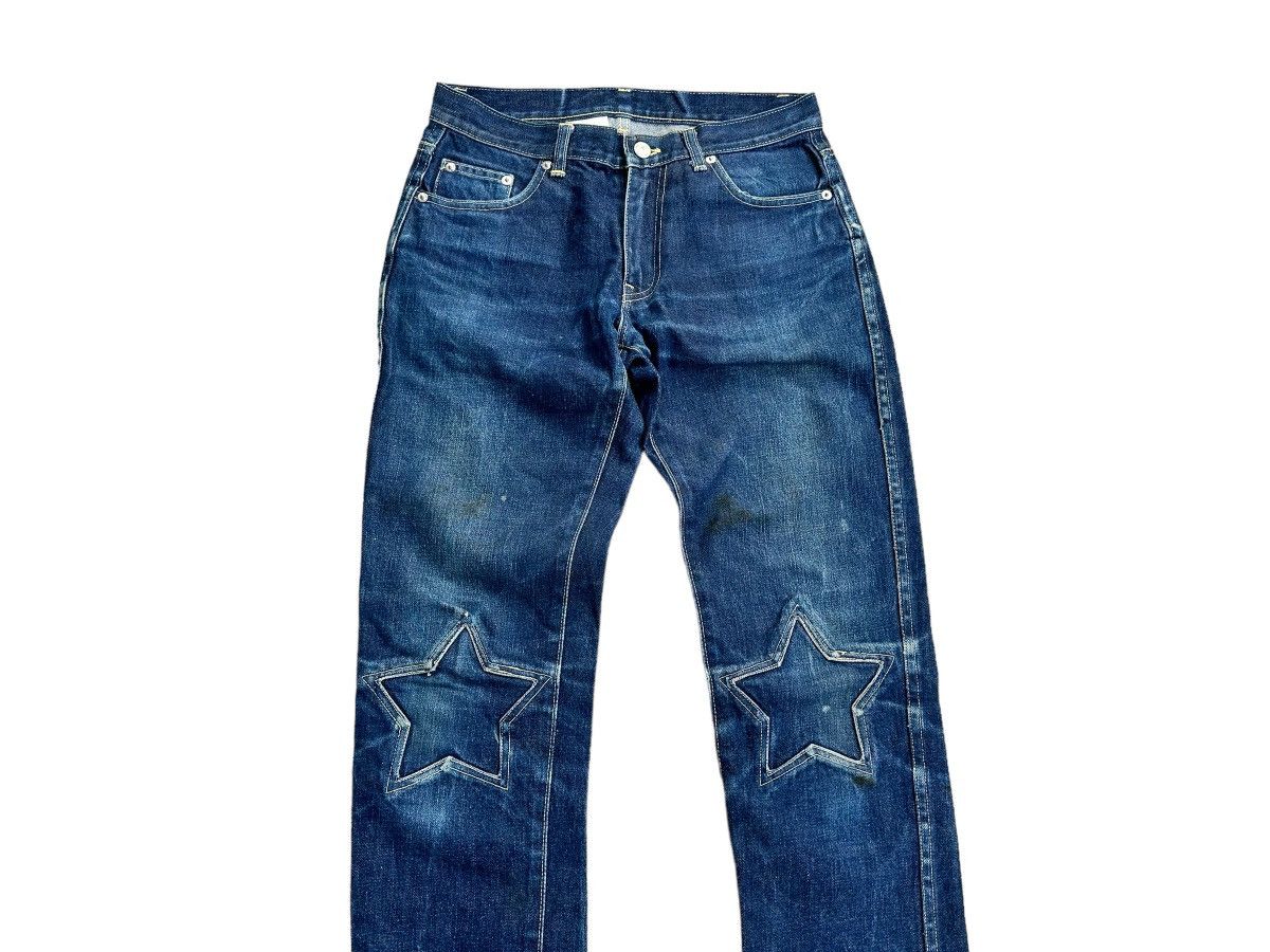 Jun Takahashi × Undercover A/W2000-2001 UNDER COVER “MELTING POT” Star Denim Size US 30 / EU 46 - 3 Thumbnail