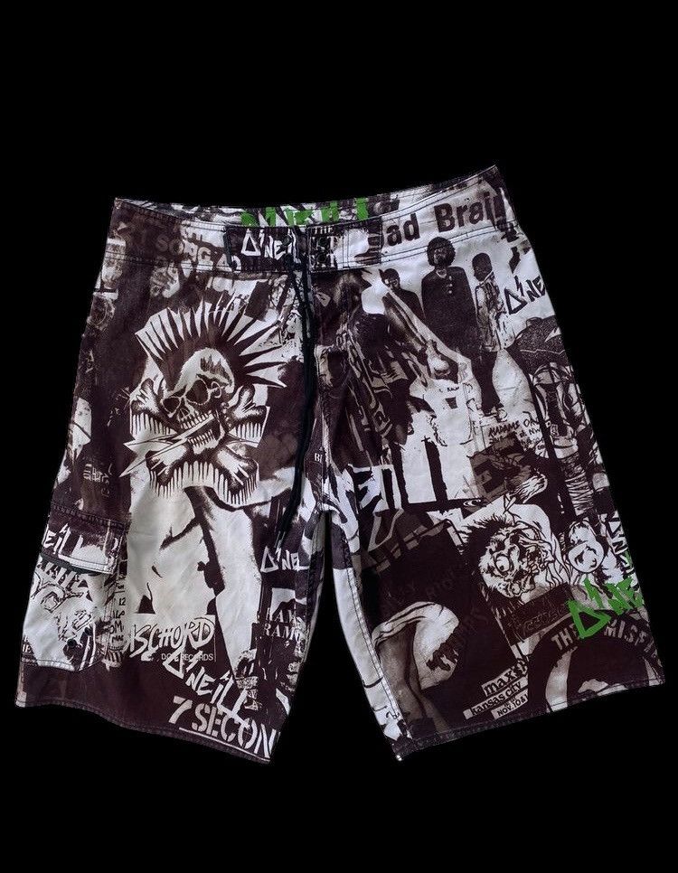 O'Neill Oniells Punk Band Fullprint Soft Short Pant Size US 36 / EU 52 - 1 Thumbnail