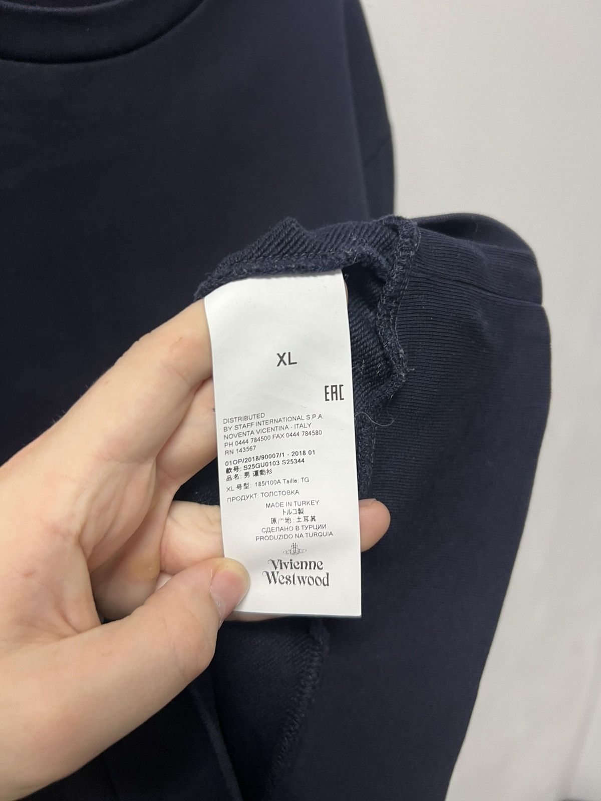 Vivienne Westwood Vintage Vivienne Westwood Sweatshirt Orb Logo Basic Pullover Size US XL / EU 56 / 4 - 8 Thumbnail