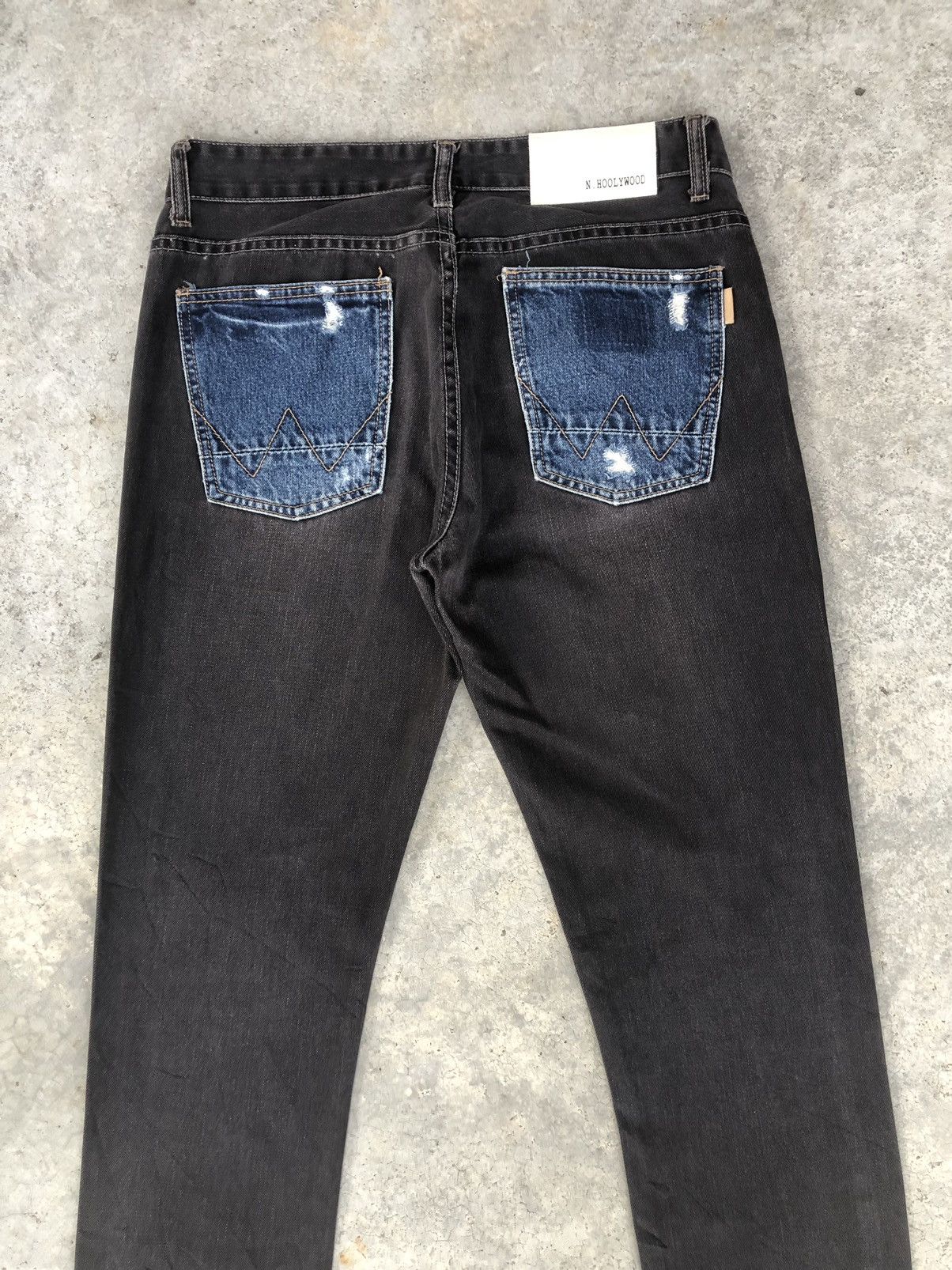 N.Hoolywood N. Hoolywood Double Sided Two Tone Denim Distressed Size US 32 / EU 48 - 8 Thumbnail