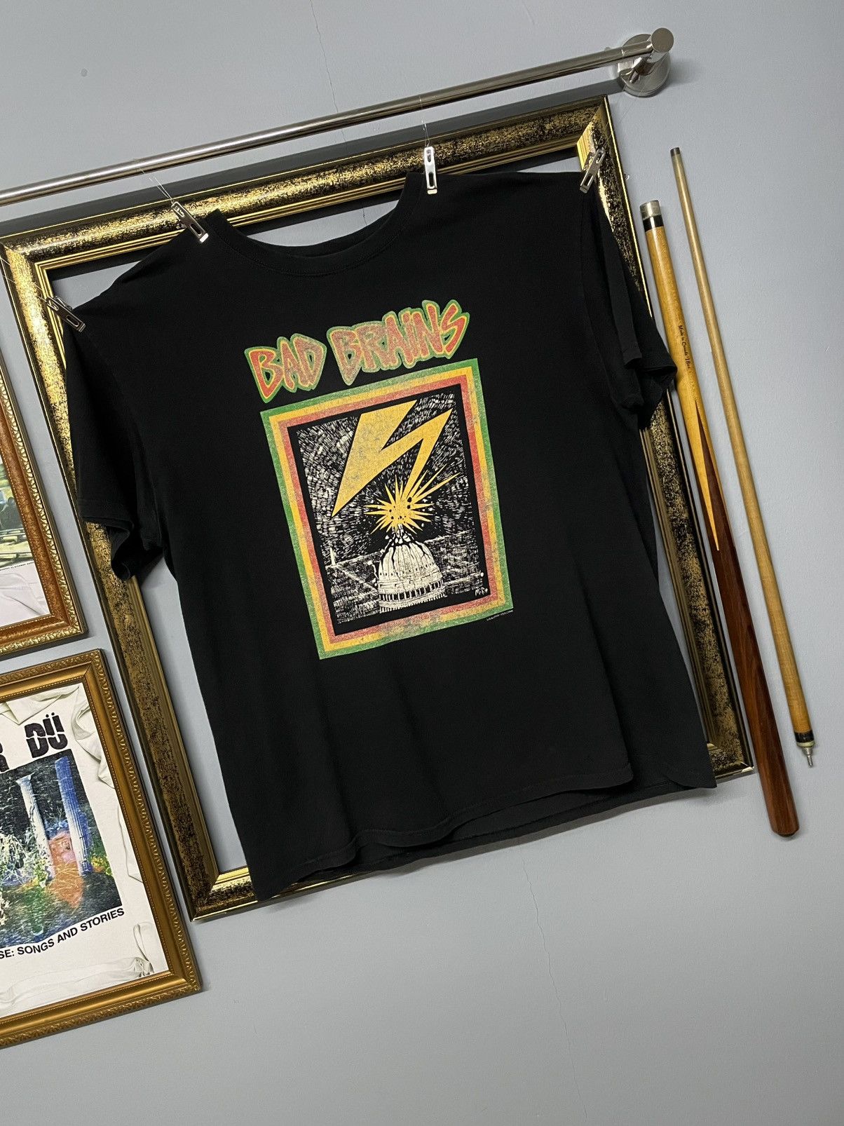 Band Tees Vintage Original Bad Brains American Punk Cover Album Tshirt Size US XL / EU 56 / 4 - 2 Thumbnail